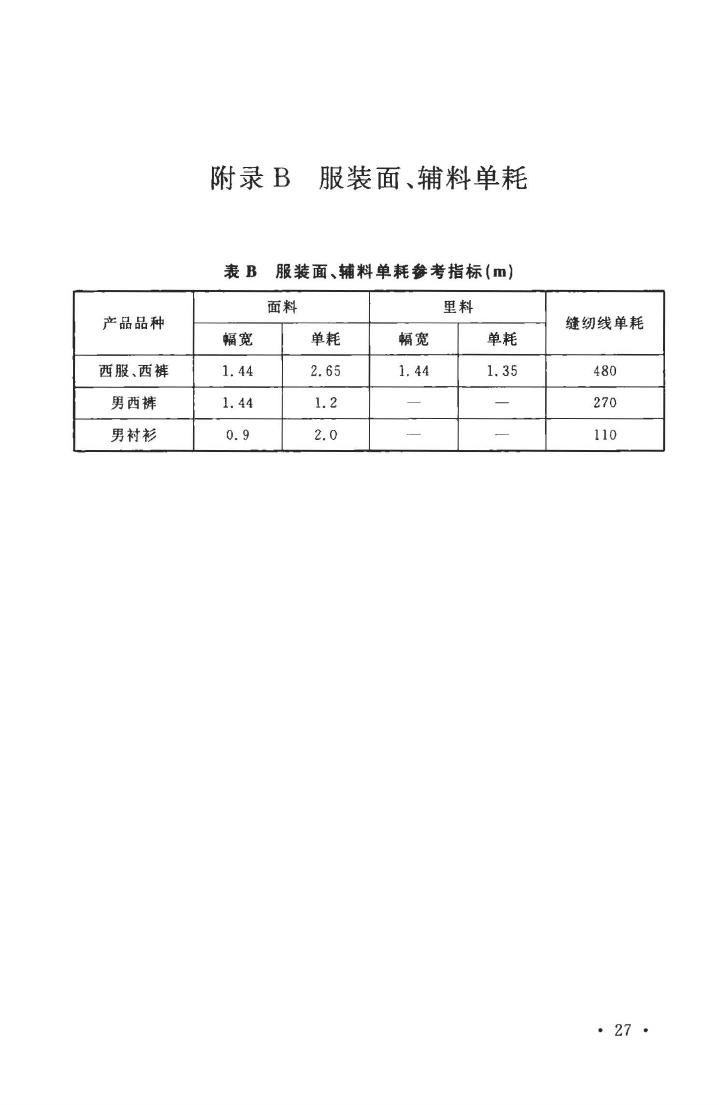 GB50705-2012--服装工厂设计规范