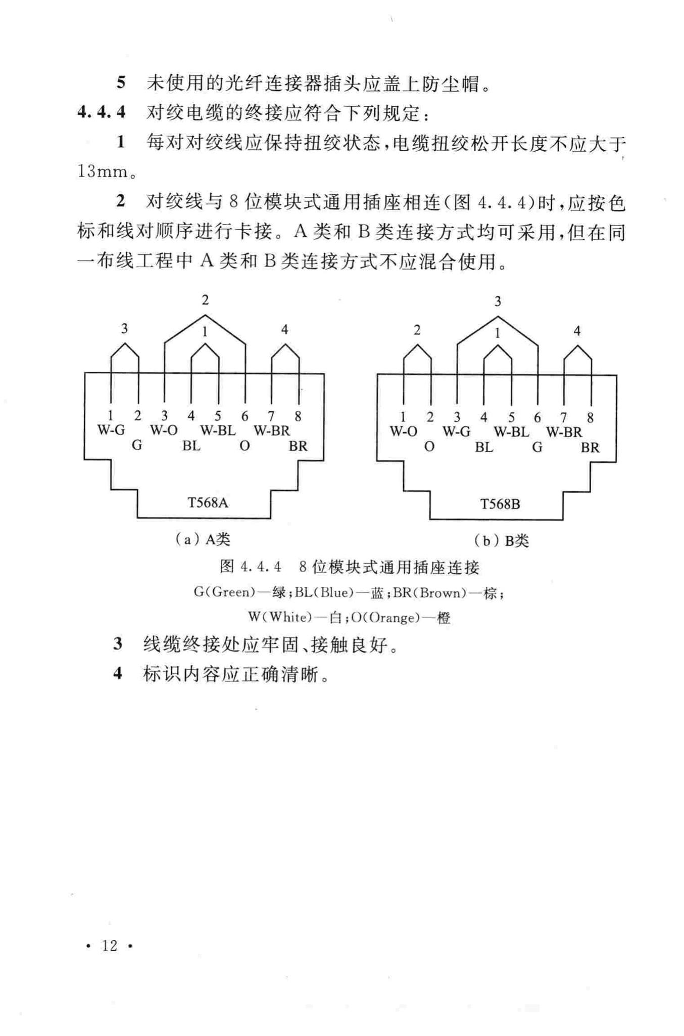 GB50847-2012--住宅区和住宅建筑内光纤到户通信设施工程施工及验收规范