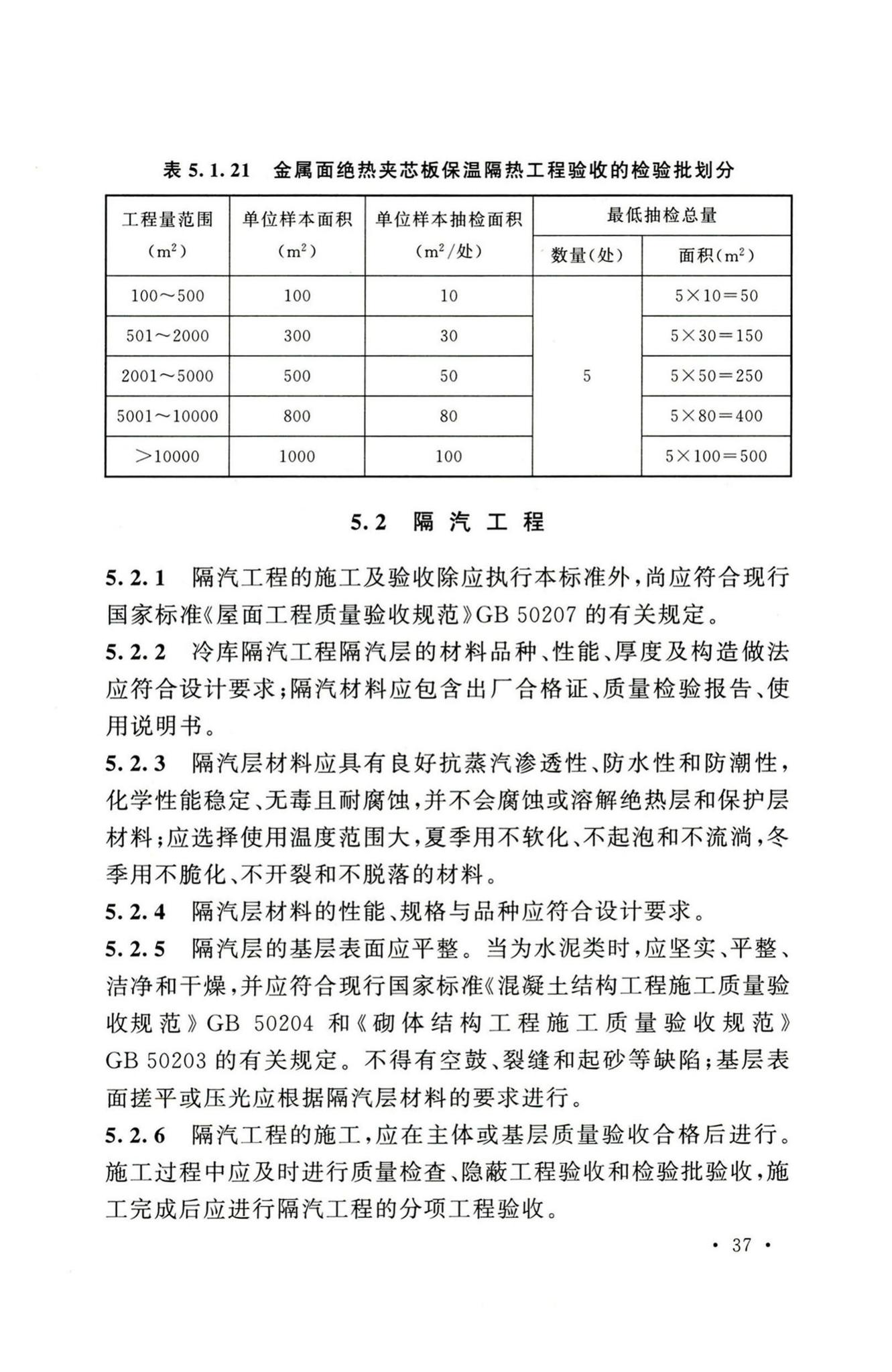 GB51440-2021--冷库施工及验收标准