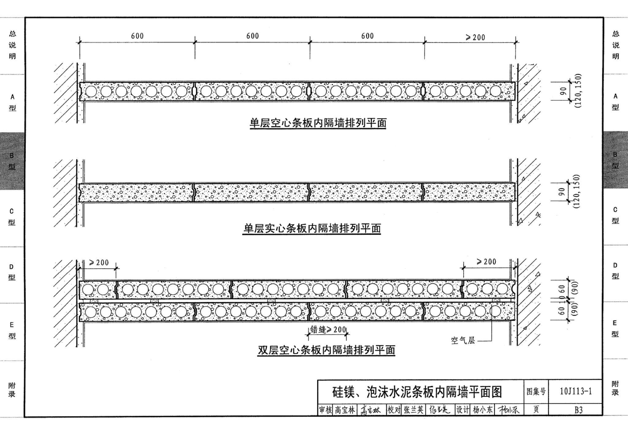 J111～114--内隔墙建筑构造（2012年合订本）