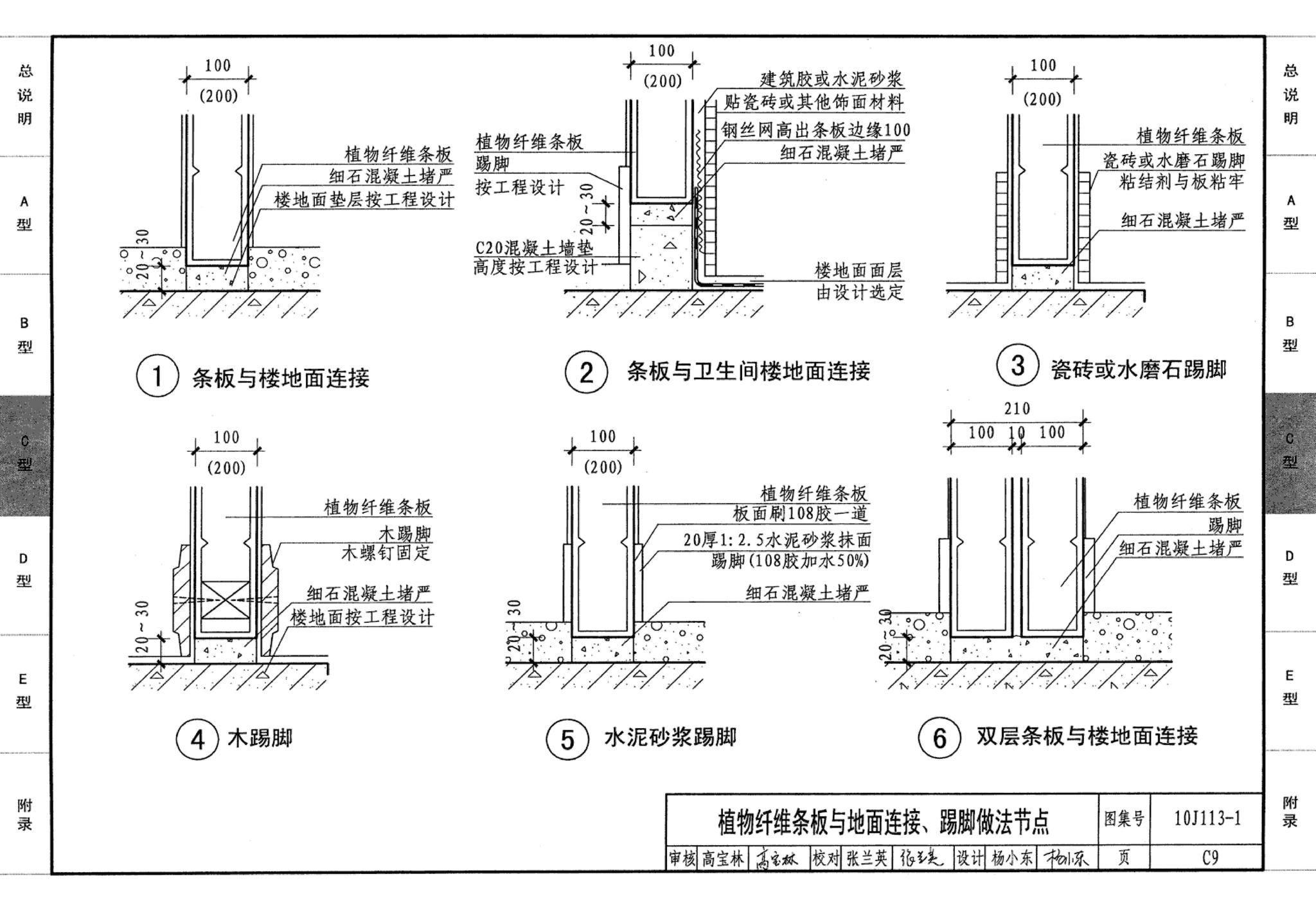 J111～114--内隔墙建筑构造（2012年合订本）