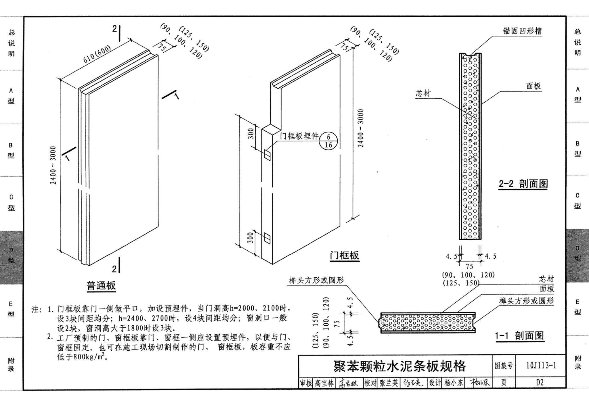 J111～114--内隔墙建筑构造（2012年合订本）