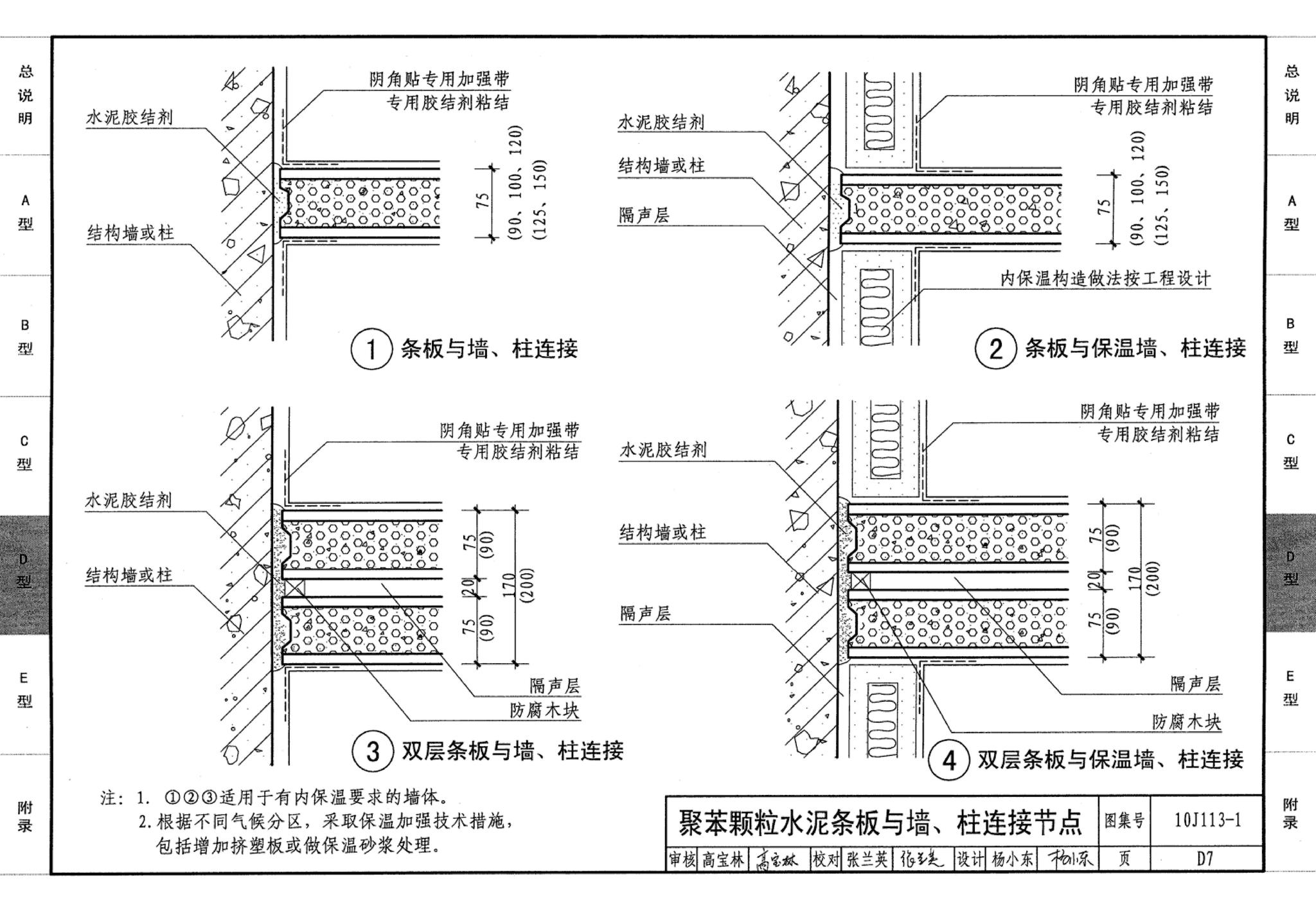 J111～114--内隔墙建筑构造（2012年合订本）