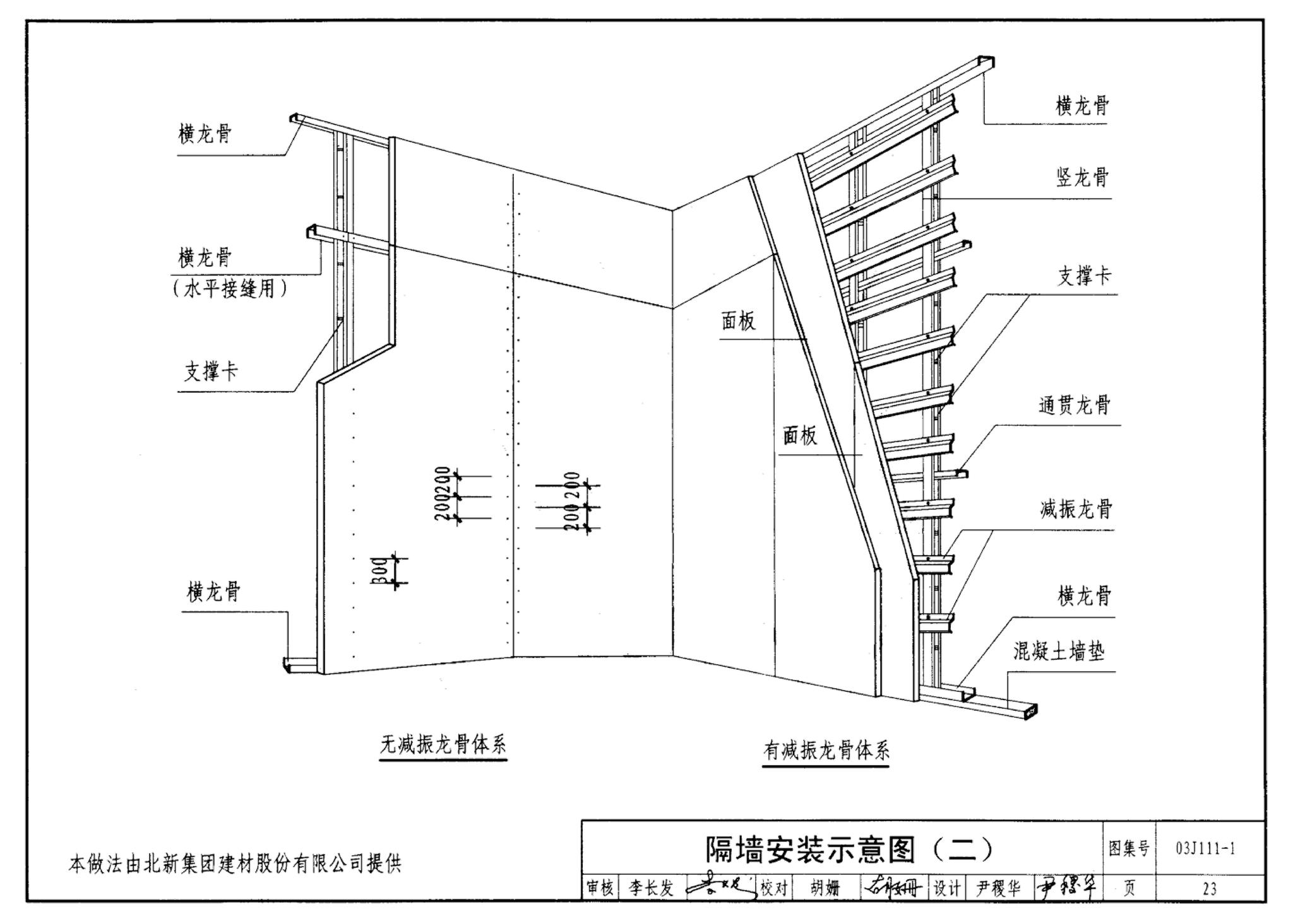 J111～114--内隔墙建筑构造（2012年合订本）