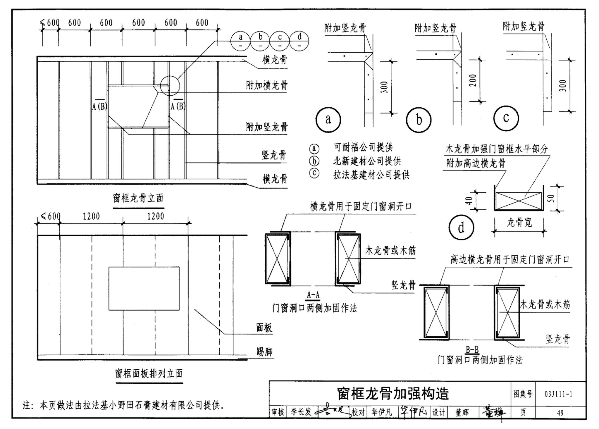 J111～114--内隔墙建筑构造（2012年合订本）