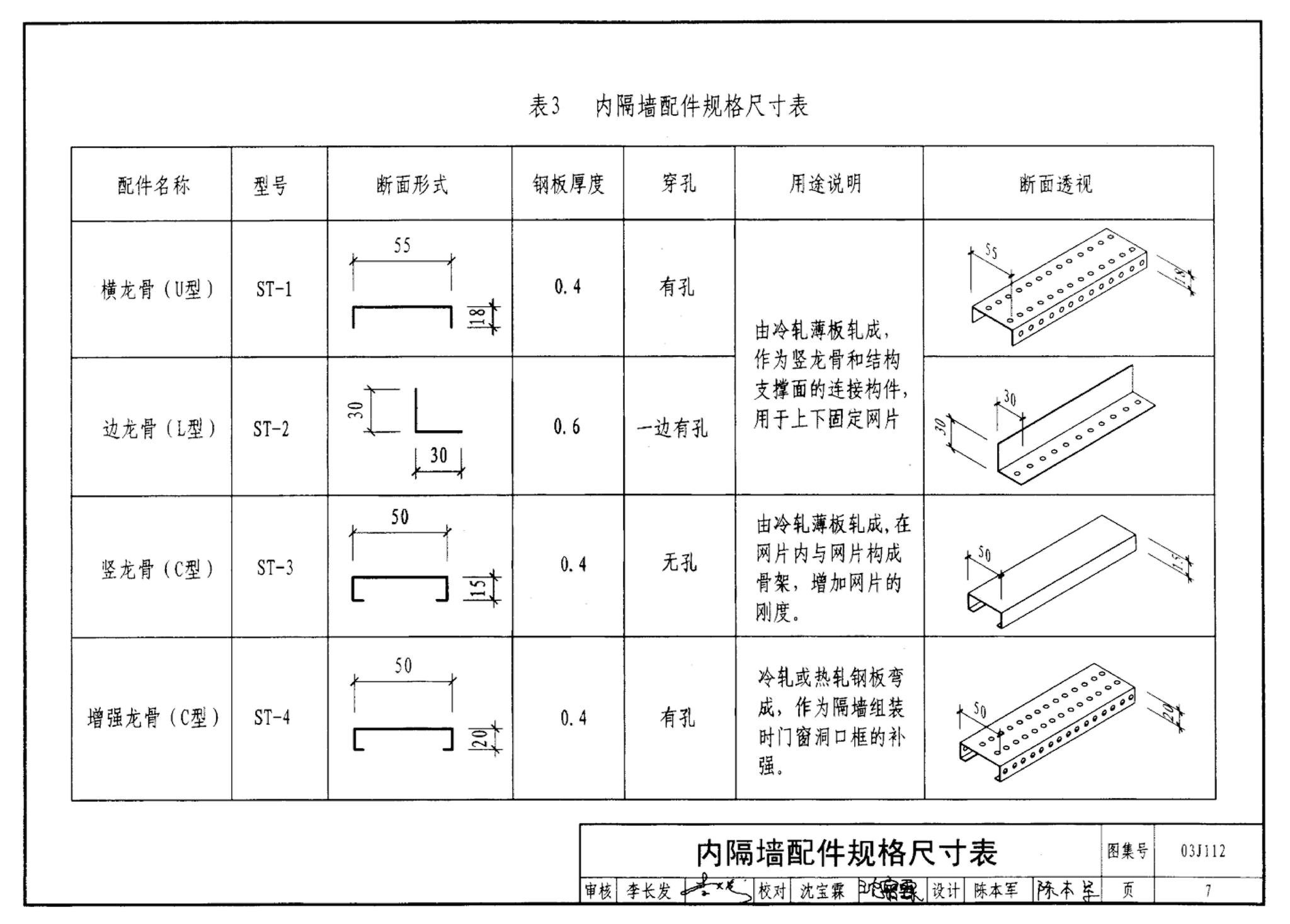 J111～114--内隔墙建筑构造（2012年合订本）