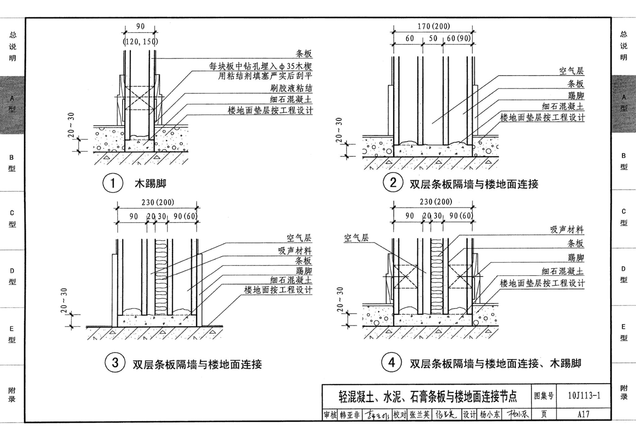 J111～114--内隔墙建筑构造（2012年合订本）