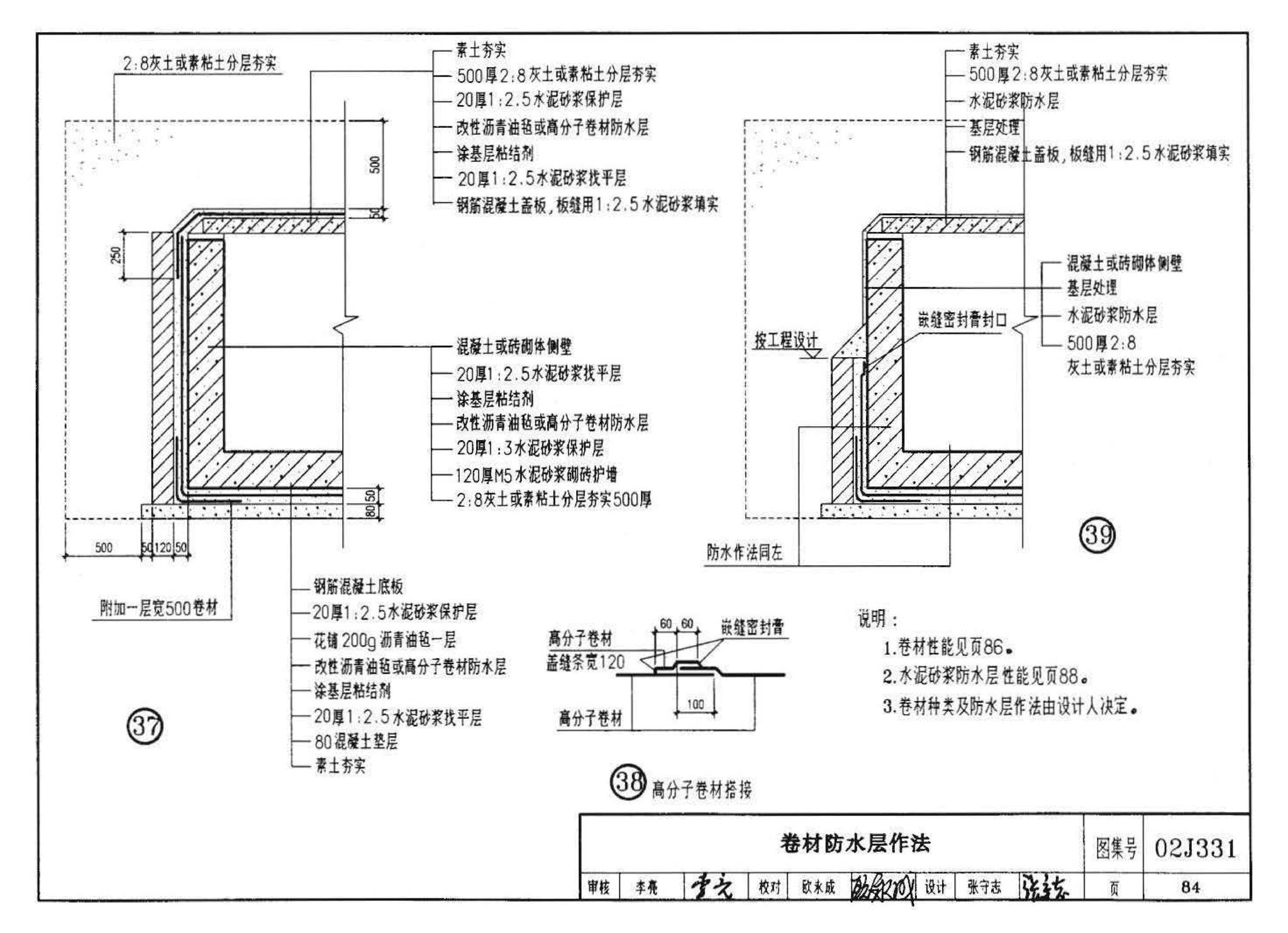 J331、J332、G221--地沟及盖板（2009合订本）