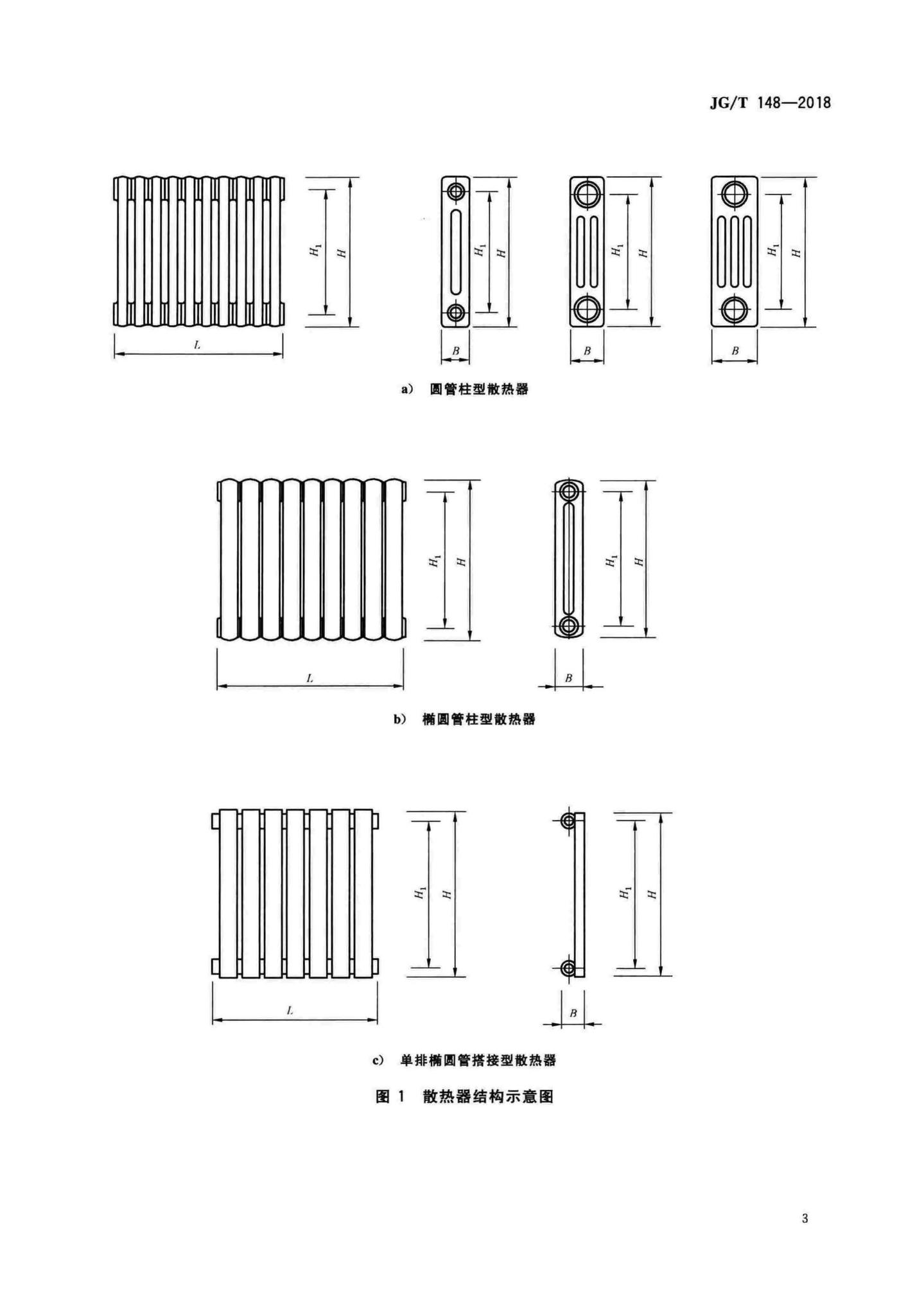 JG/T148-2018--钢管散热器