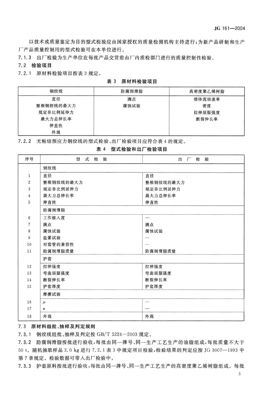 JG/T161-2004--无粘结预应力钢绞线