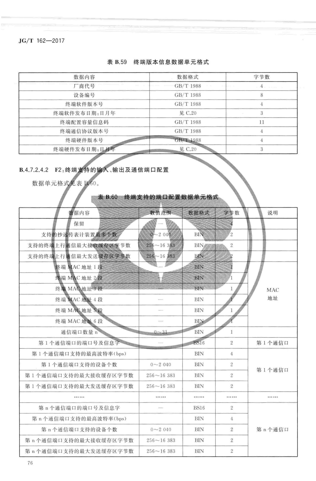 JG/T162-2017--民用建筑远传抄表系统