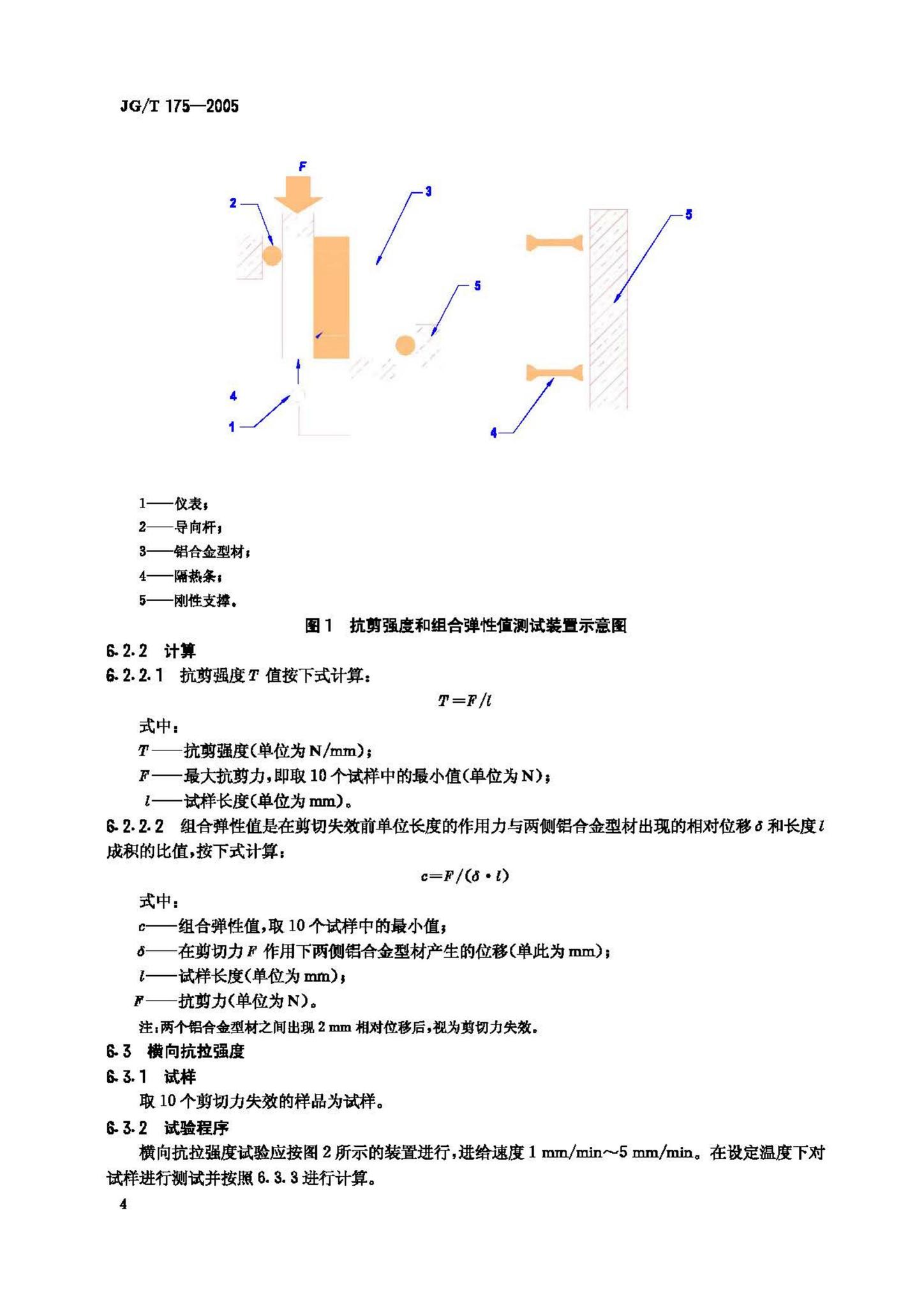 JG/T175-2005--建筑用隔热铝合金型材穿条式