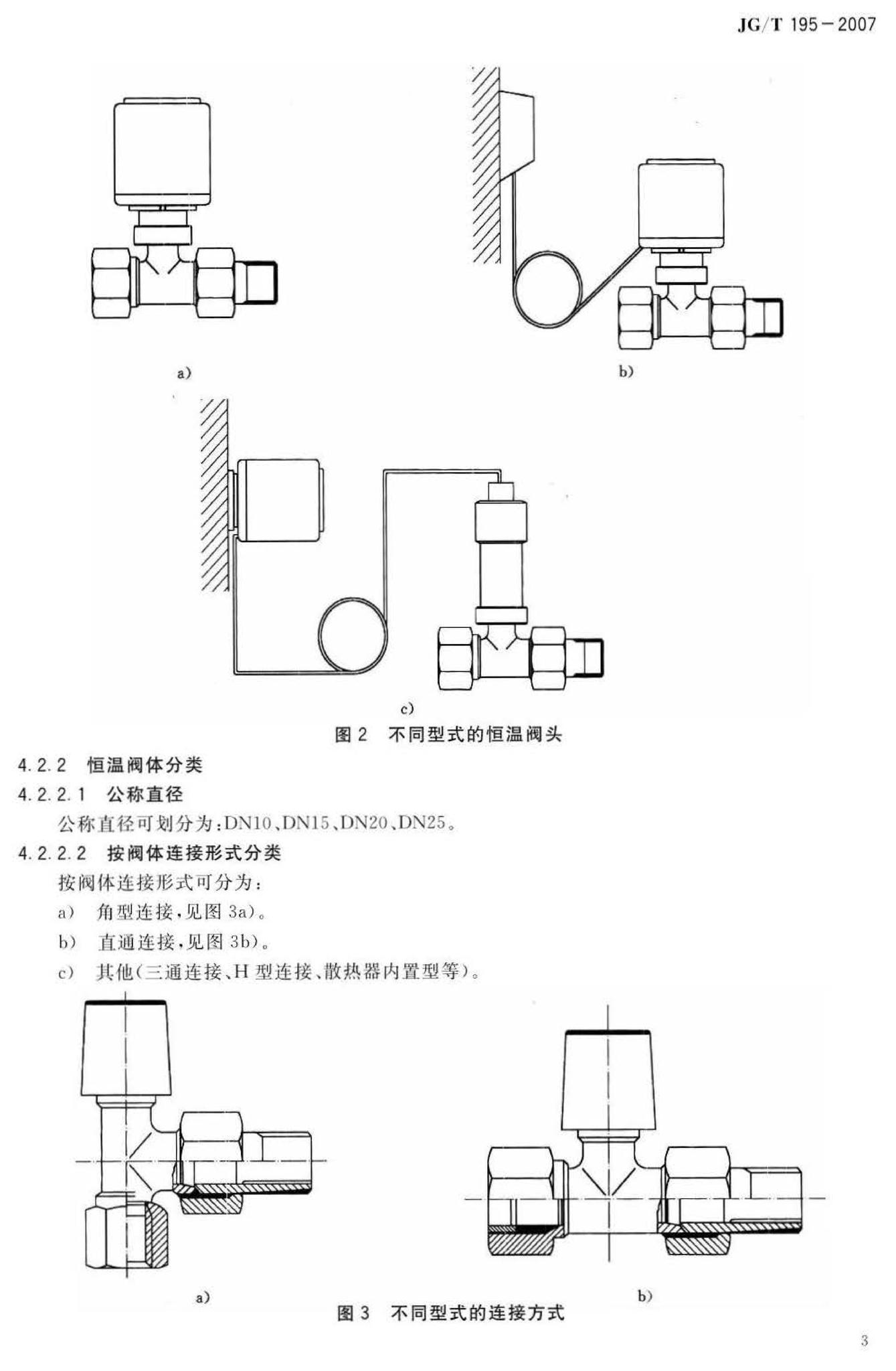 JG/T195-2007--散热器恒温控制阀