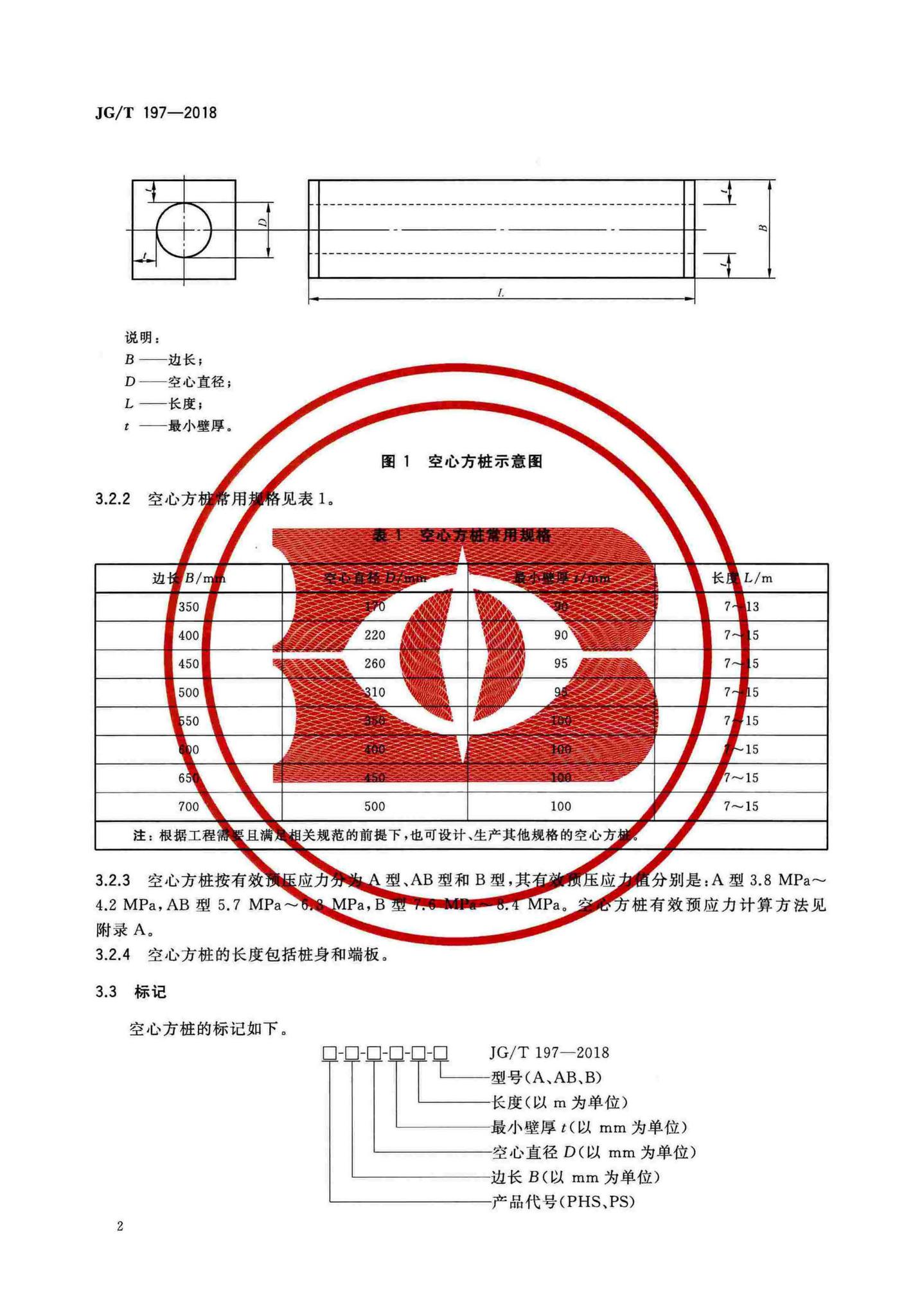 JG/T197-2018--预应力混凝土空心方桩