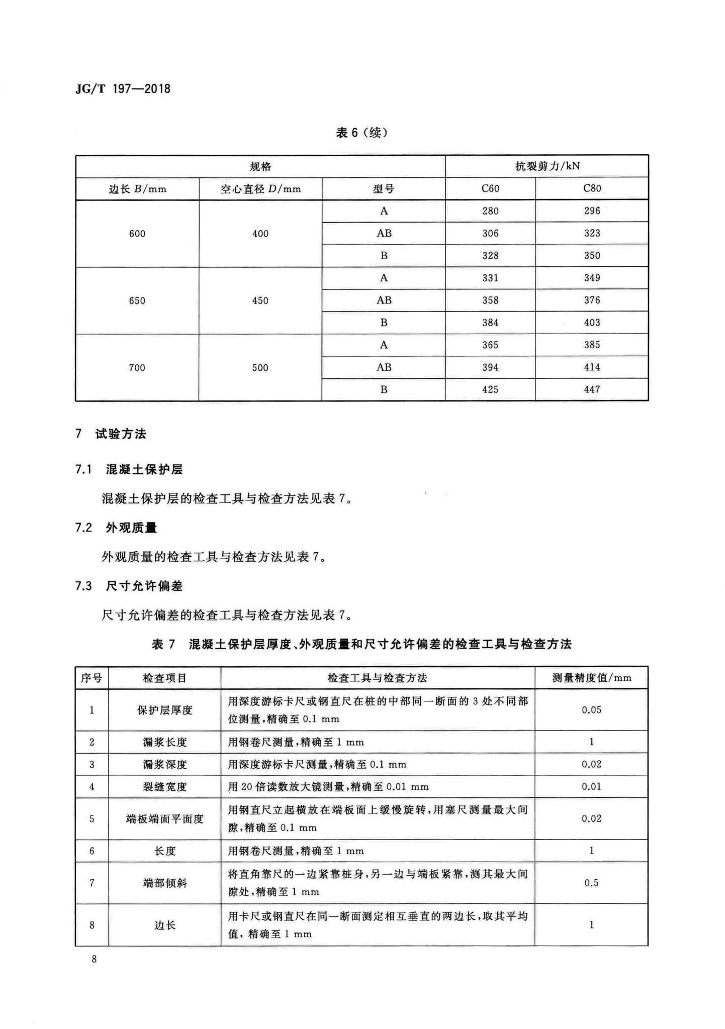 JG/T197-2018--预应力混凝土空心方桩