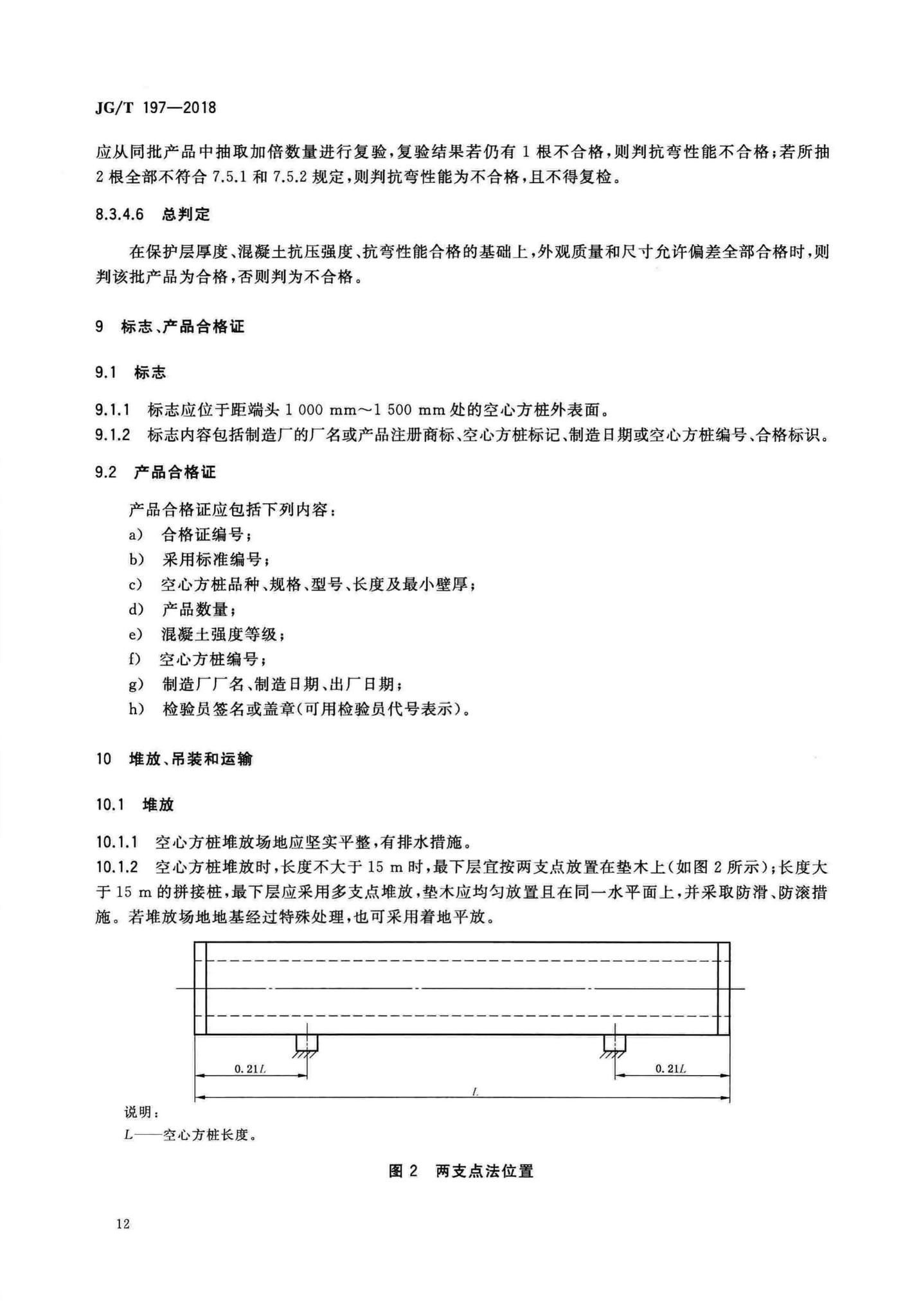 JG/T197-2018--预应力混凝土空心方桩