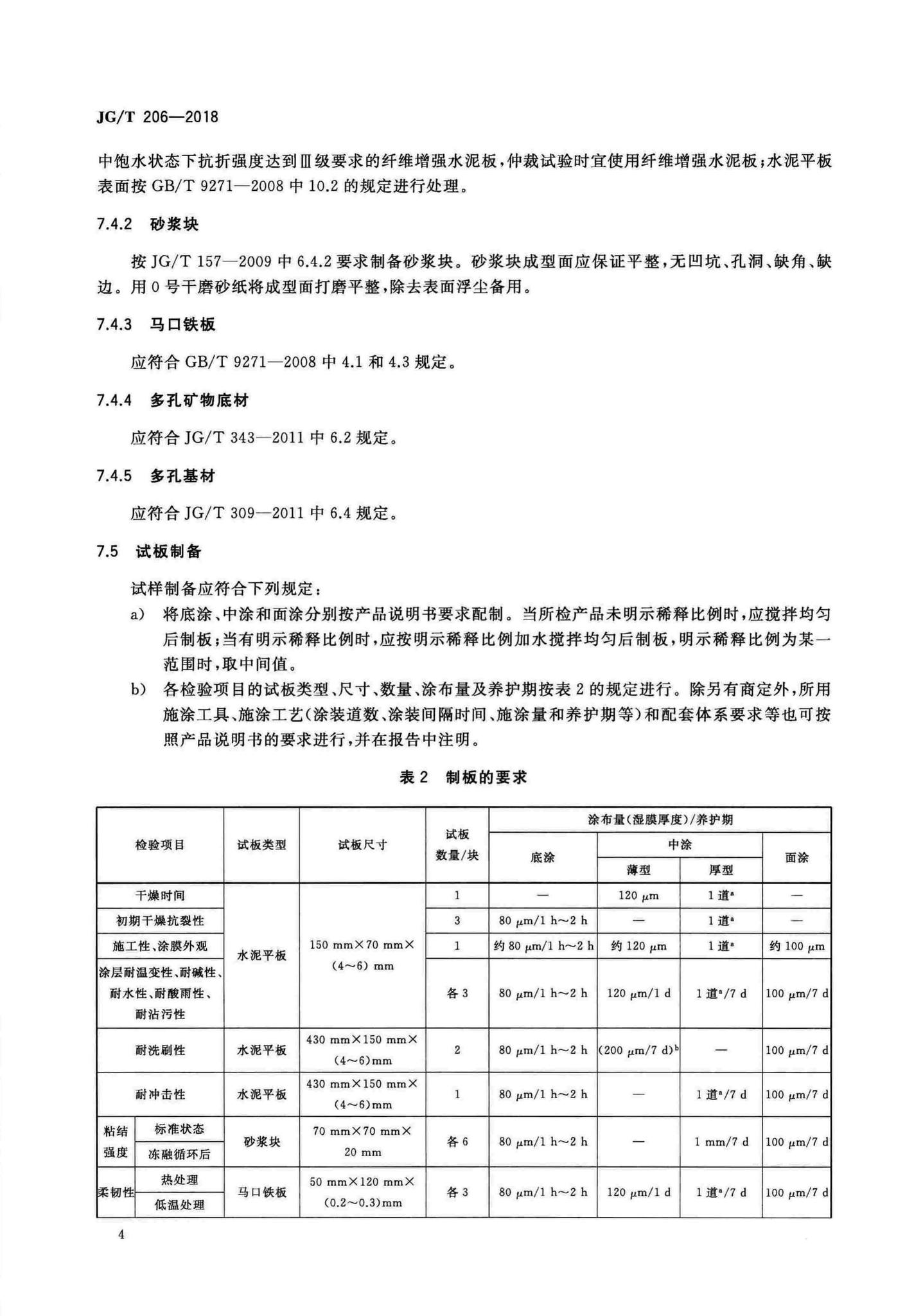 JG/T206-2018--外墙外保温用丙烯酸涂料