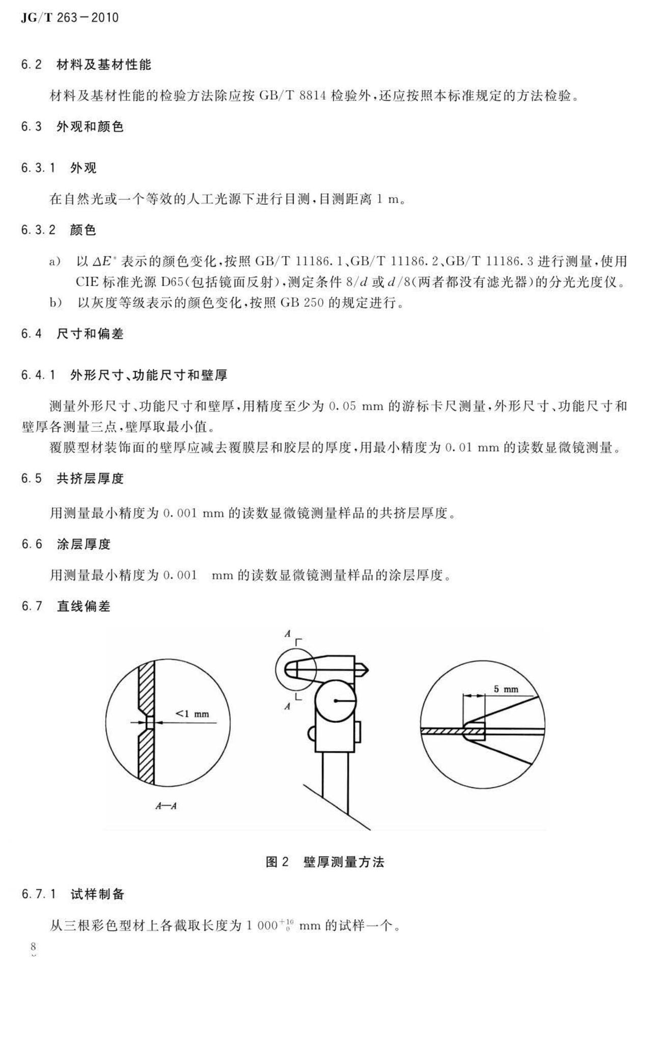 JG/T263-2010--建筑门窗用未增塑聚氯乙烯彩色型材