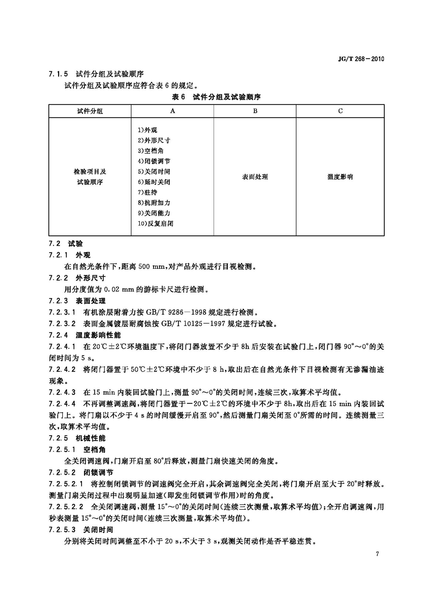 JG/T268-2010--建筑用闭门器