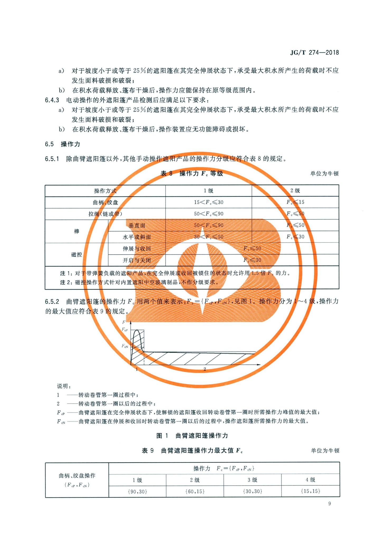 JG/T274-2018--建筑遮阳通用技术要求