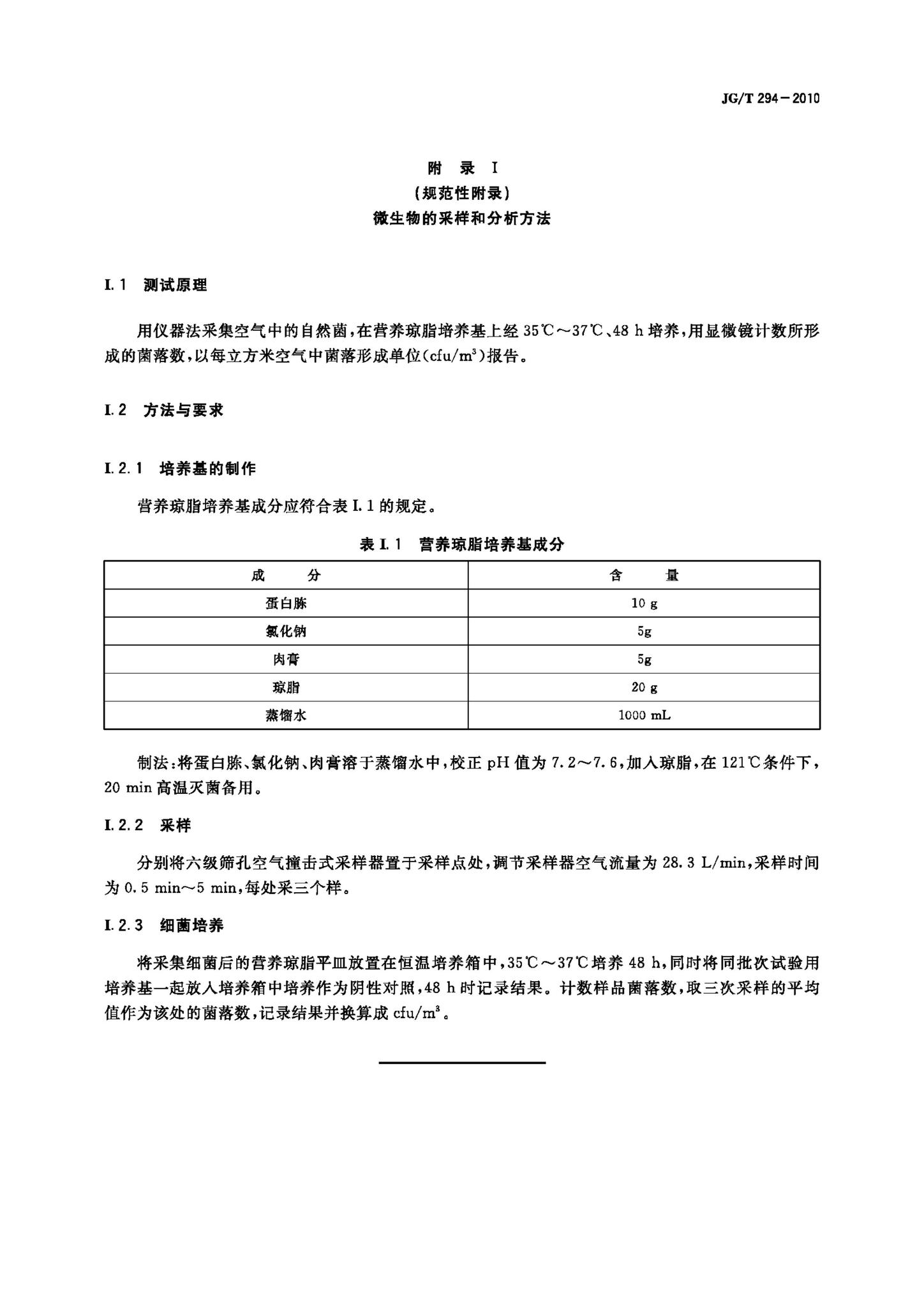 JG/T294-2010--空气净化器污染物净化性能测定