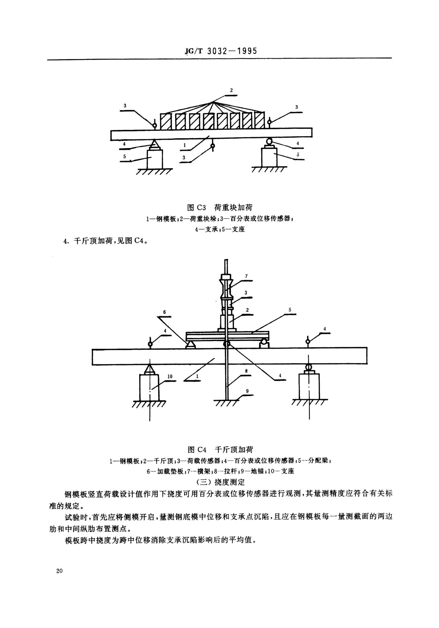 JG/T3032-1995--预制混凝土构件钢模板