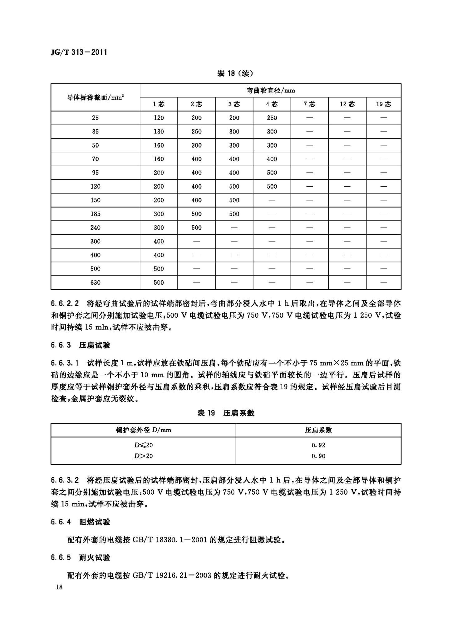 JG/T313-2011--额定电压750V及以下金属护套无机矿物绝缘电缆及终端