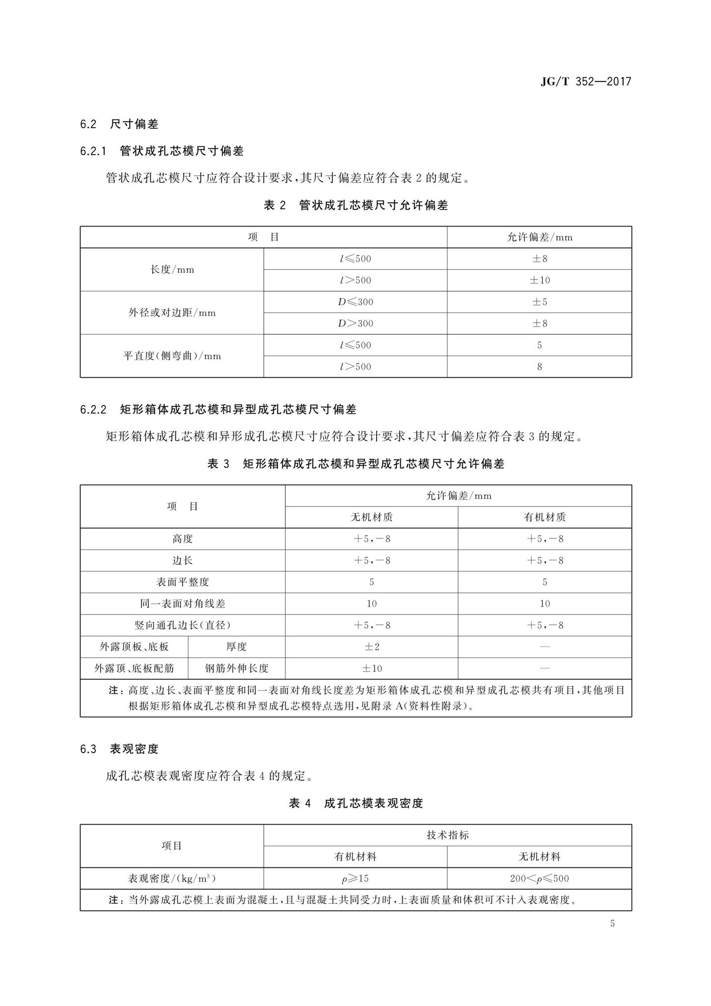 JG/T352-2017--混凝土结构用成孔芯模