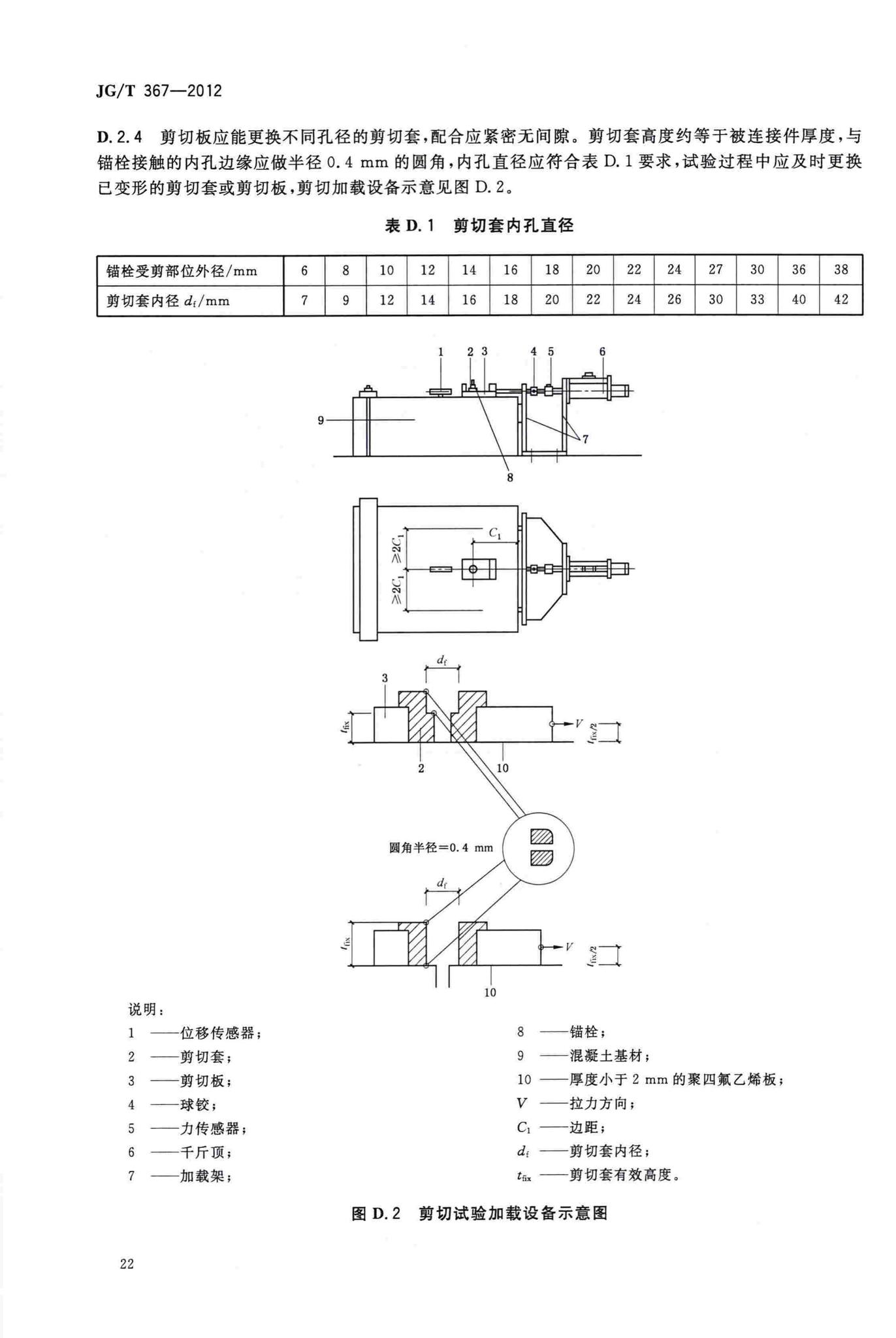 JG/T367-2012--建筑工程用切(扩)底机械锚栓及后切(扩)底钻头