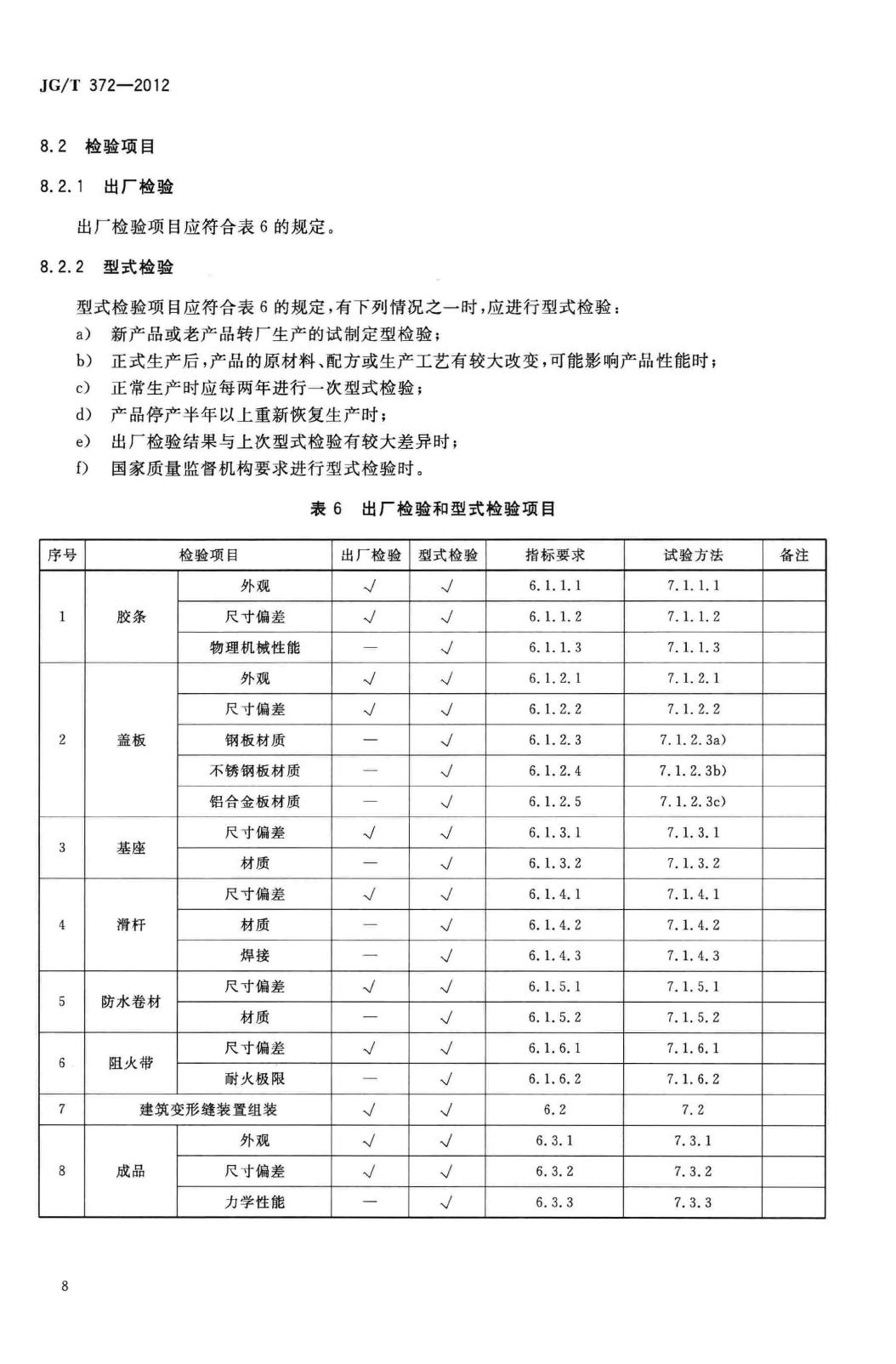 JG/T372-2012--建筑变形缝装置