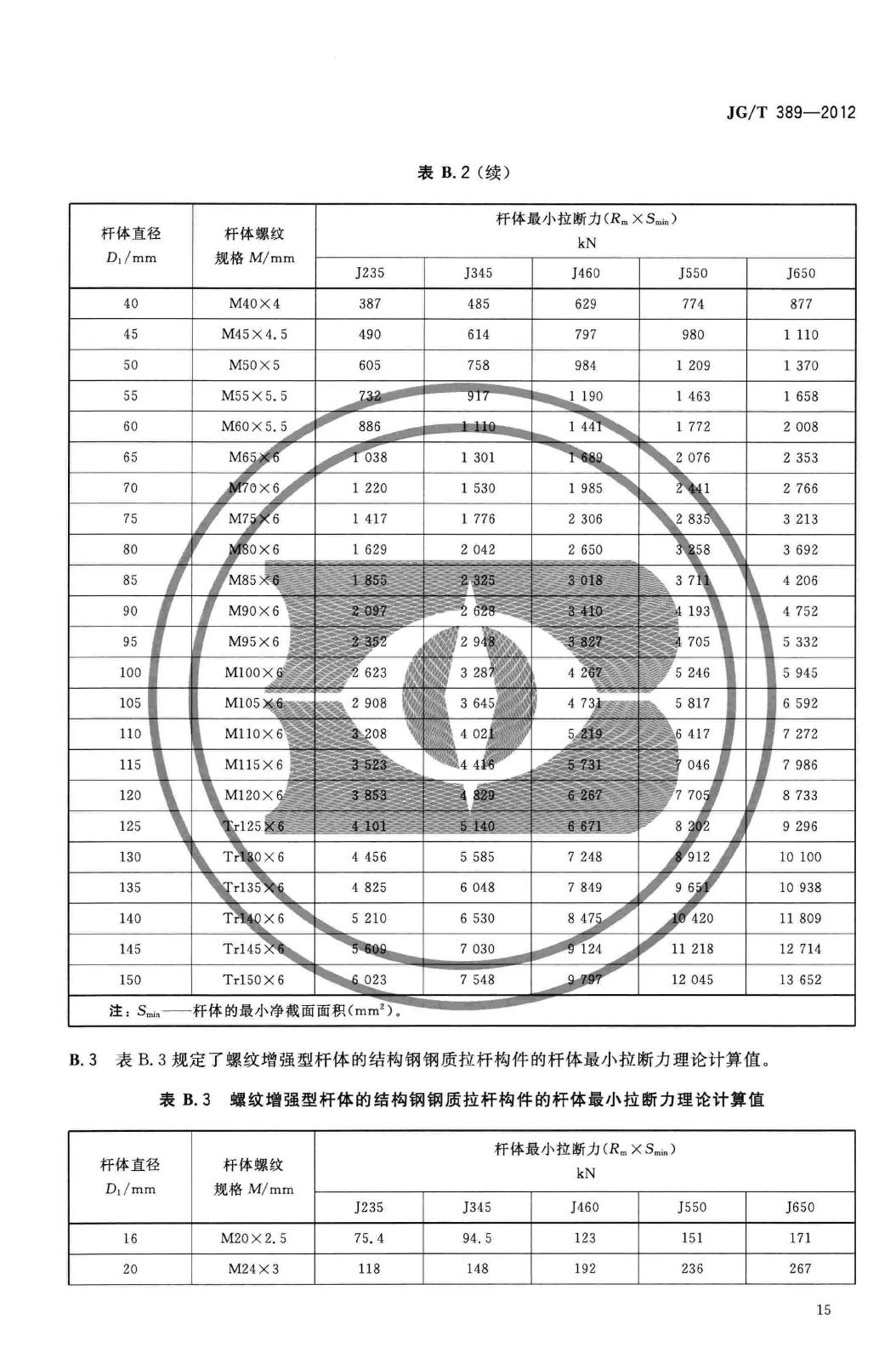 JG/T389-2012--建筑用钢质拉杆构件