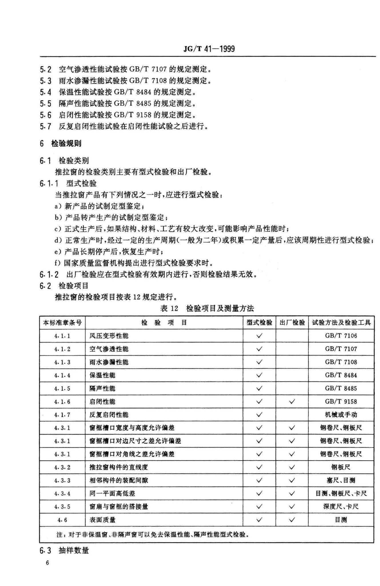 JG/T41-1999--推拉不锈钢窗