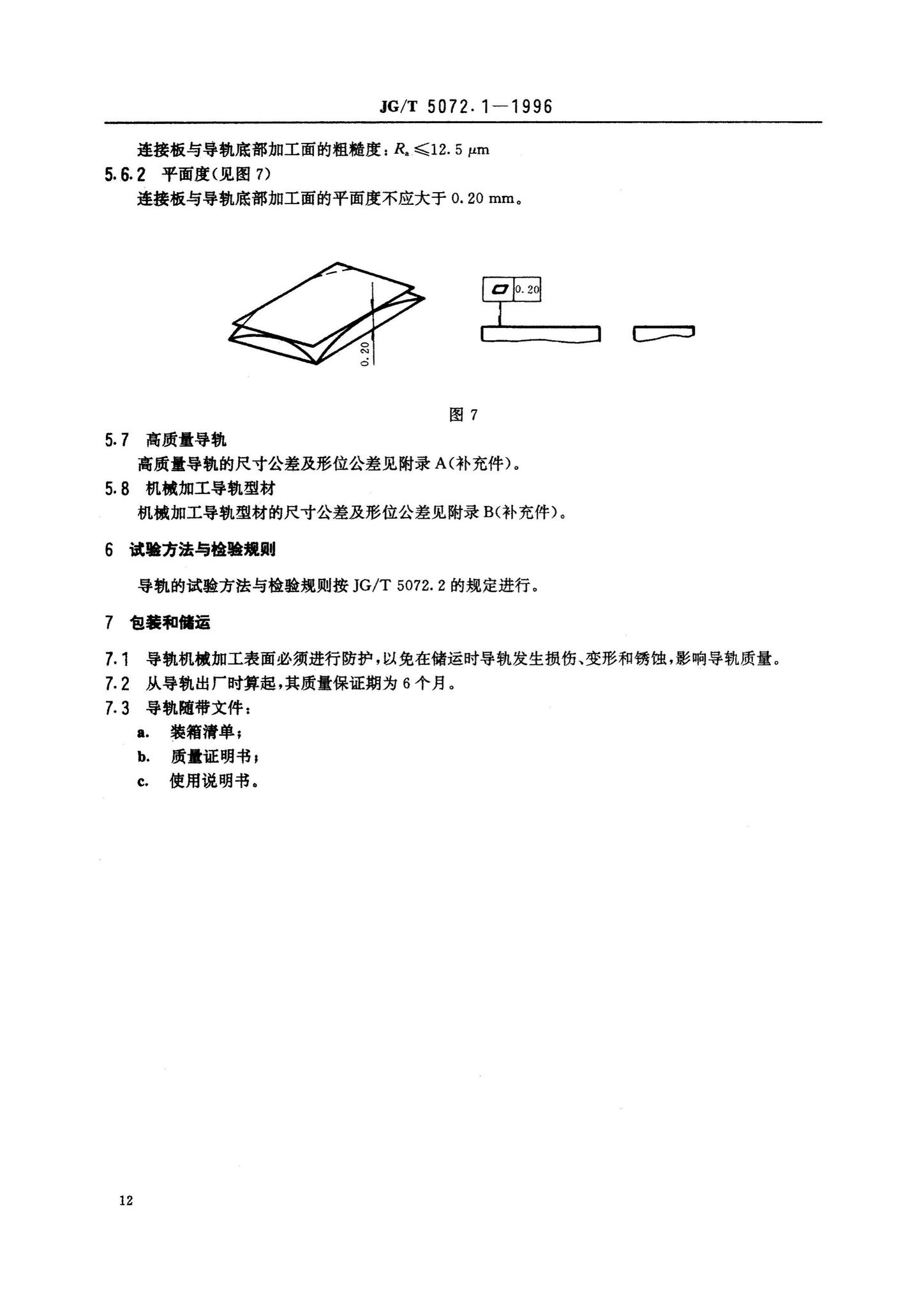 JG/T5072.1-1996--电梯T型导轨