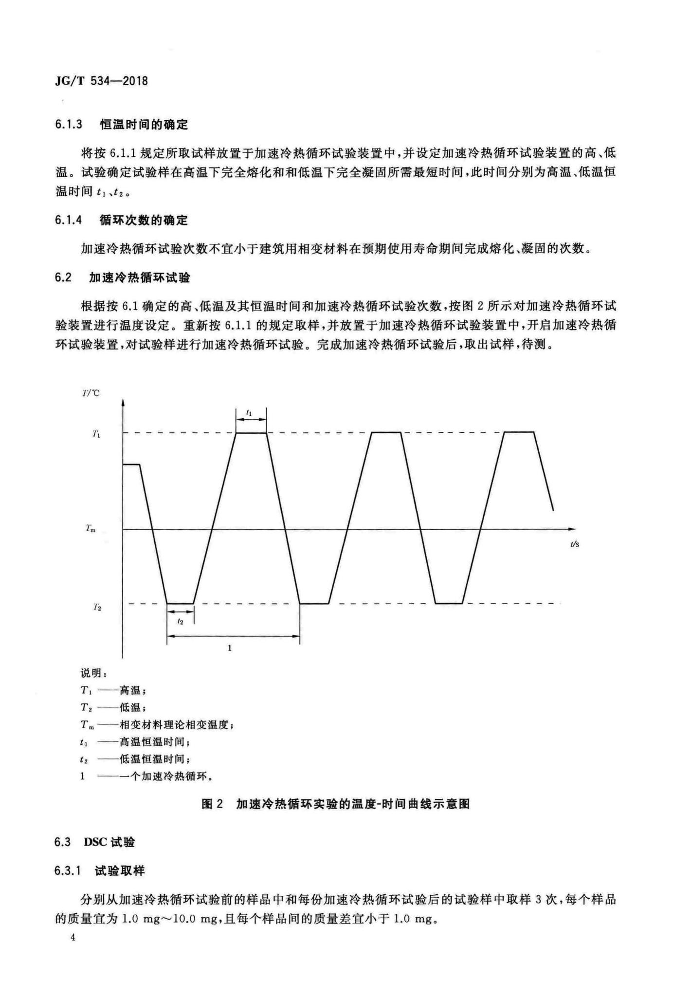 JG/T534-2018--建筑用相变材料热可靠性测试方法