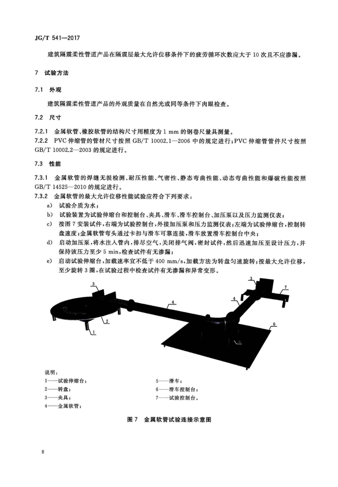 JG/T541-2017--建筑隔震柔性管道