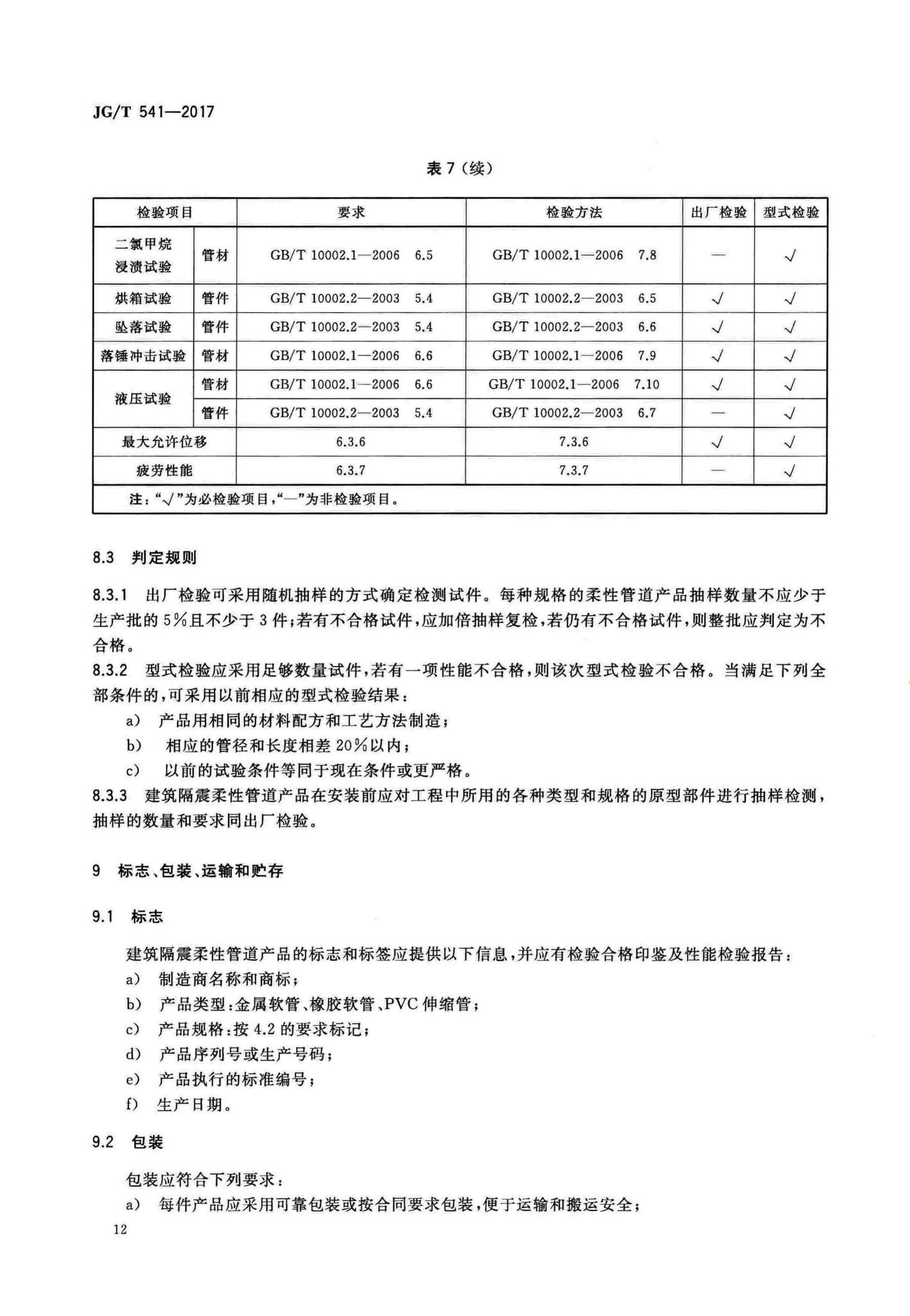 JG/T541-2017--建筑隔震柔性管道