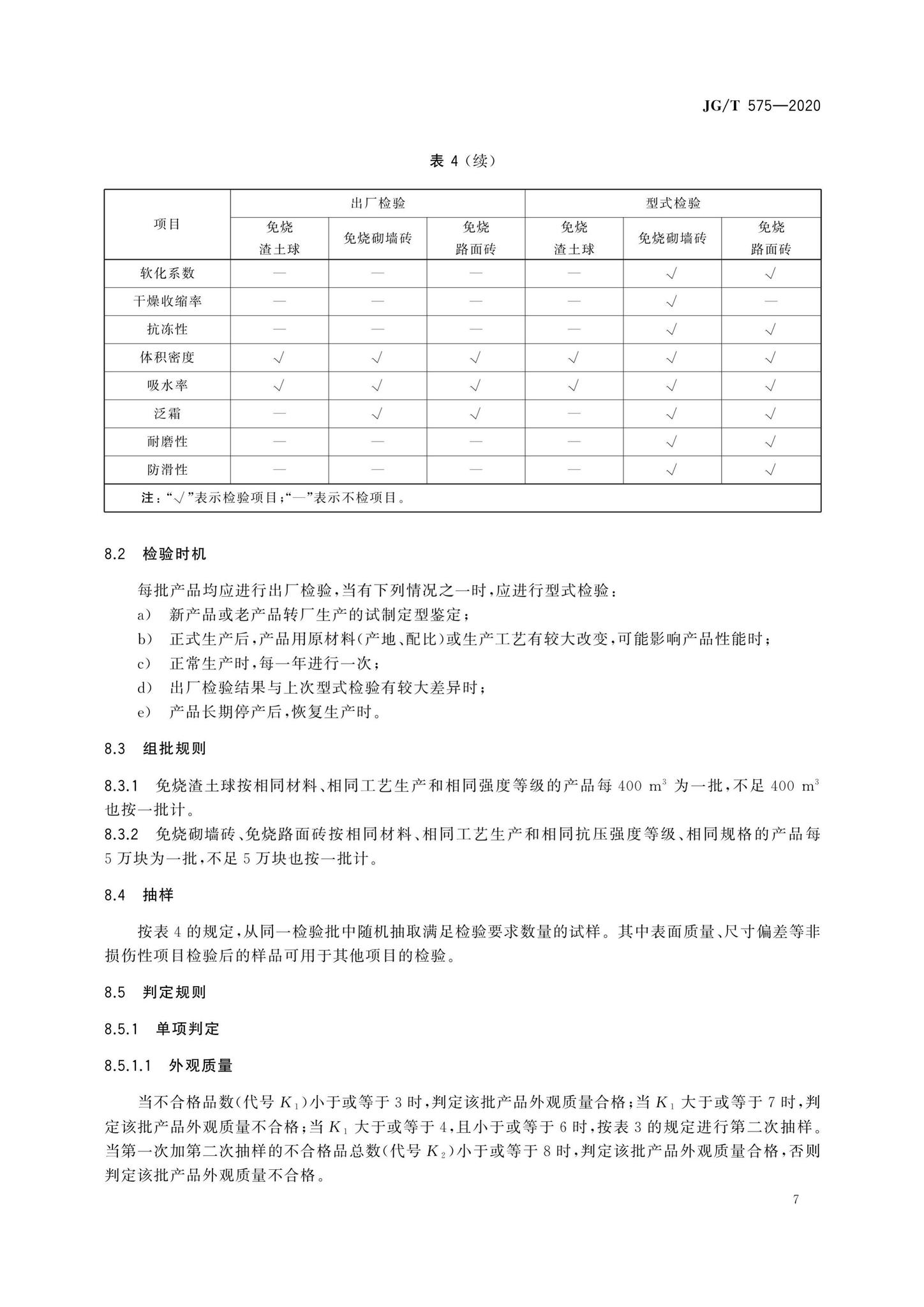 JG/T575-2020--工程渣土免烧再生制品