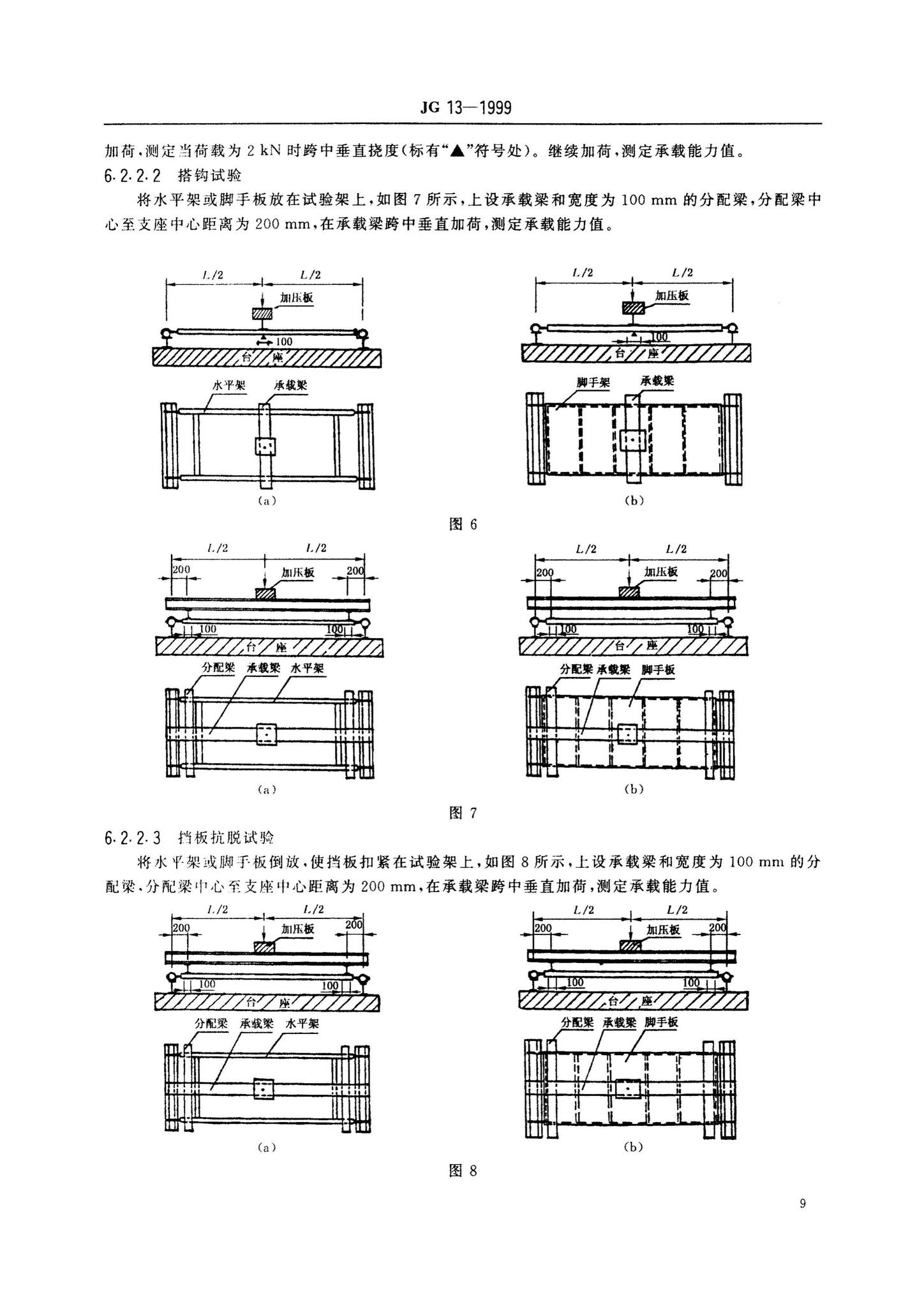 JG13-1999--门式钢管脚手架