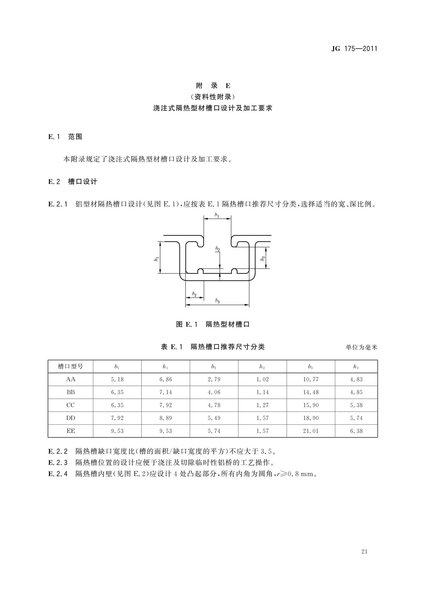 JG175-2011--建筑用隔热铝合金型材