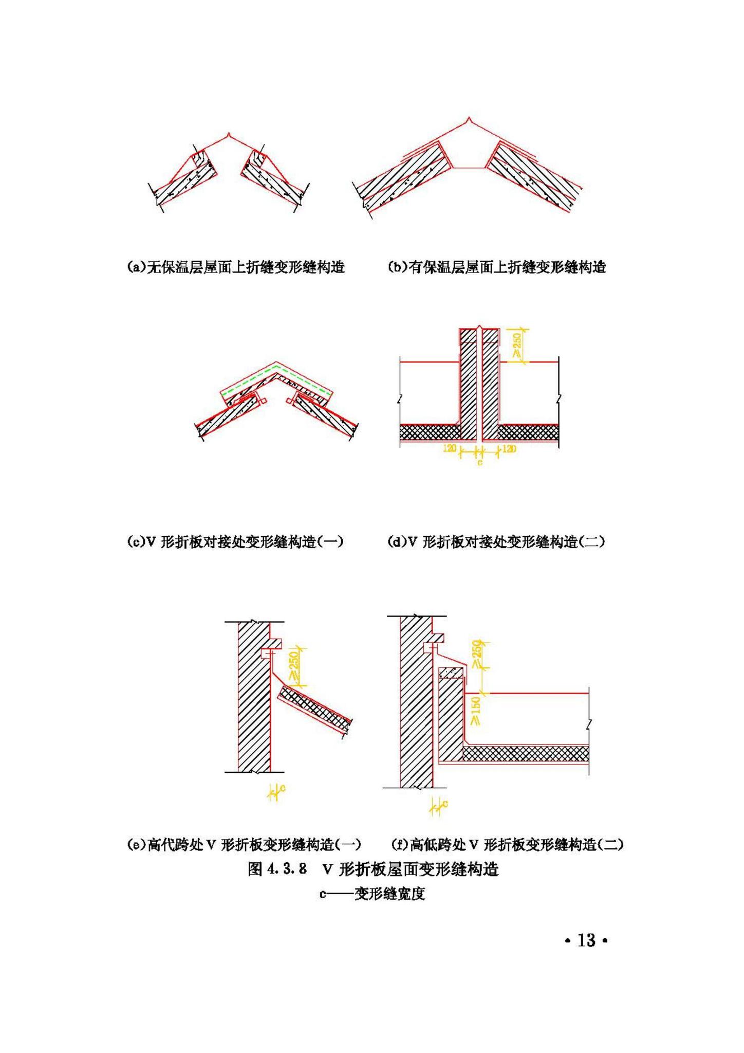 JGJ/T21-93--V形折板屋盖设计与施工规程