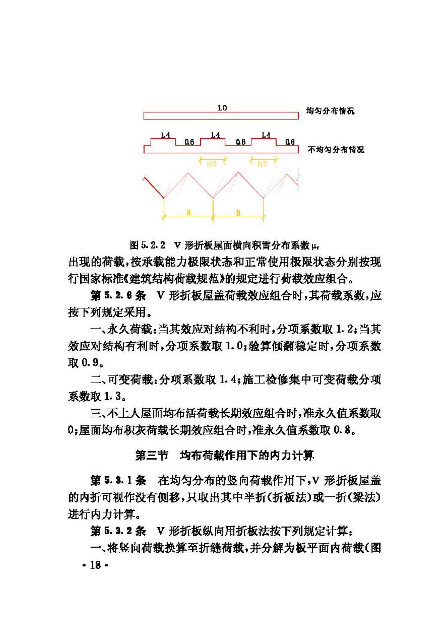 JGJ/T21-93--V形折板屋盖设计与施工规程