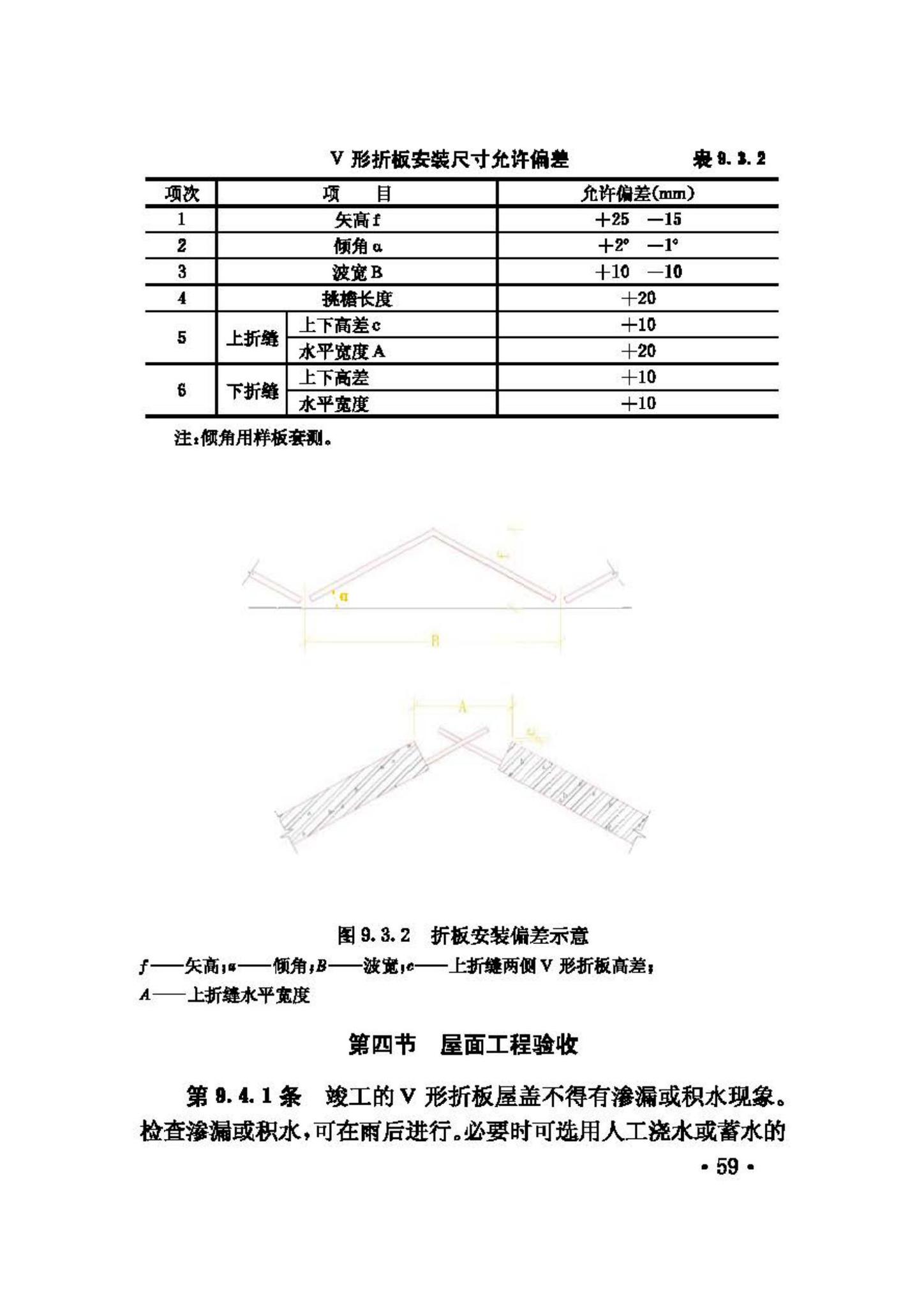 JGJ/T21-93--V形折板屋盖设计与施工规程