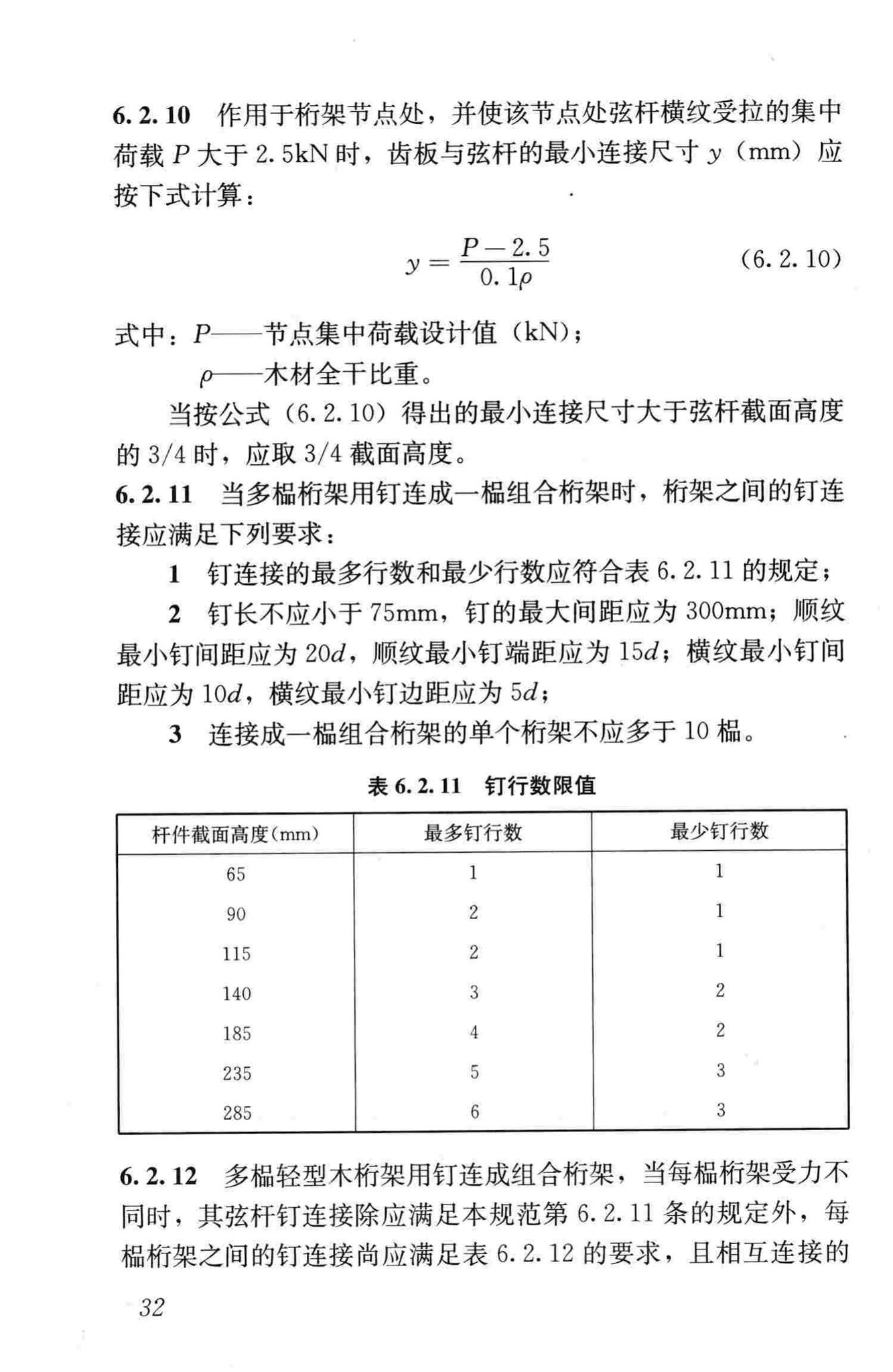 JGJ/T265-2012--轻型木桁架技术规范