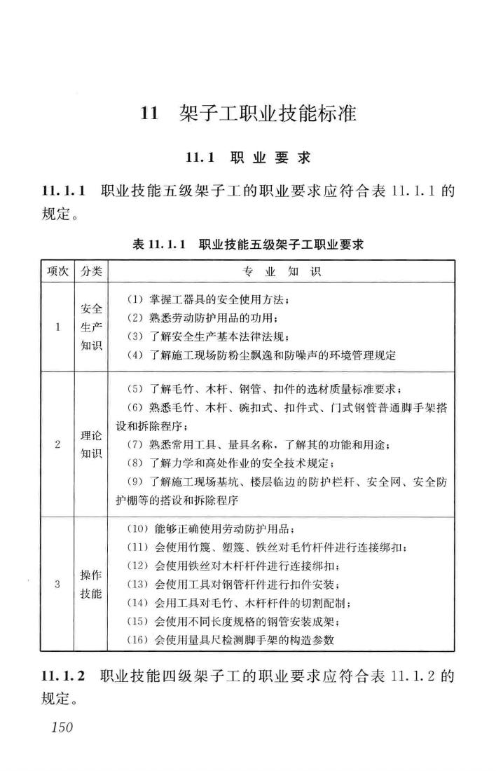 JGJ/T314-2016--建筑工程施工职业技能标准