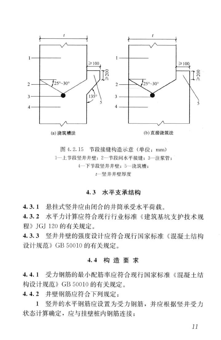 JGJ/T370-2015--悬挂式竖井施工规程