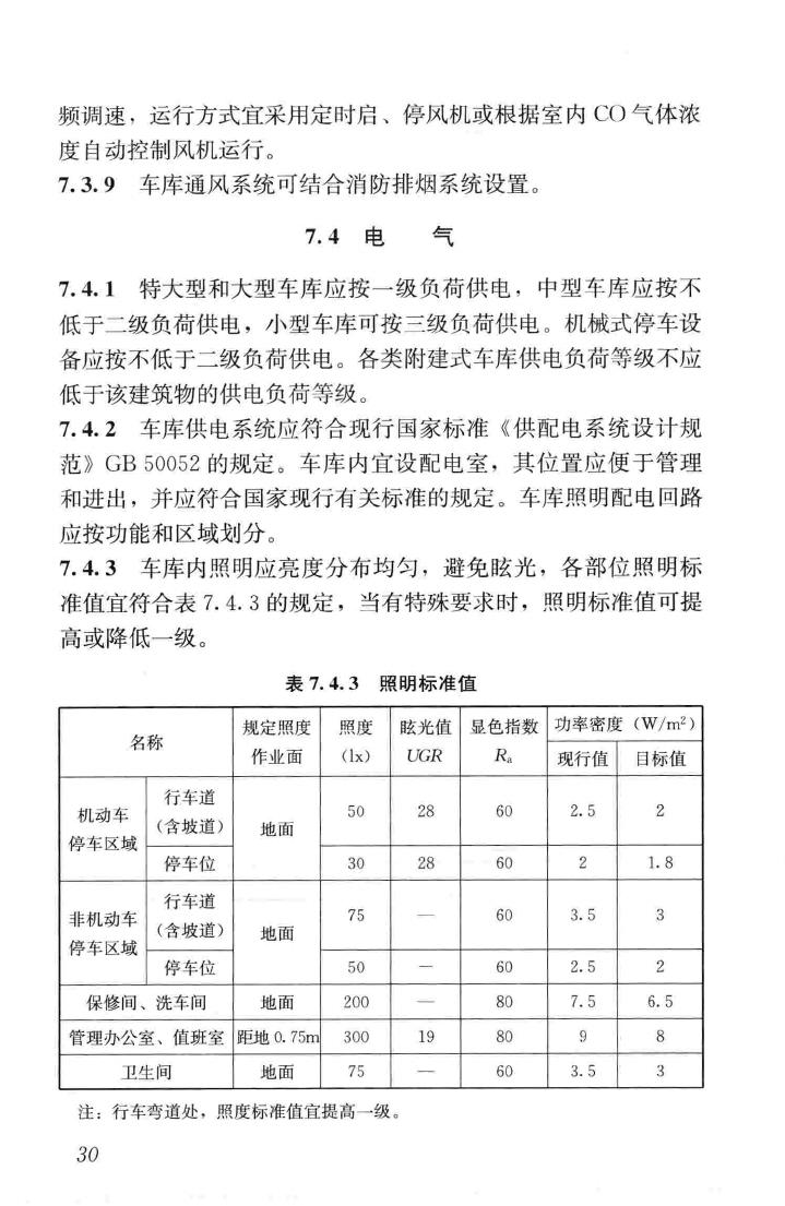 JGJ100-2015--车库建筑设计规范