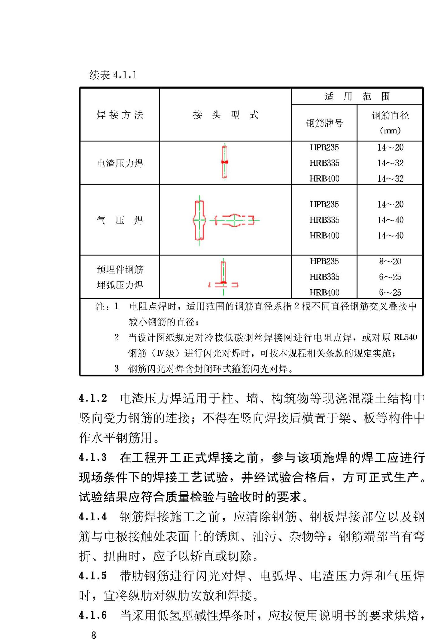 JGJ18-2003--钢筋焊接及验收规程