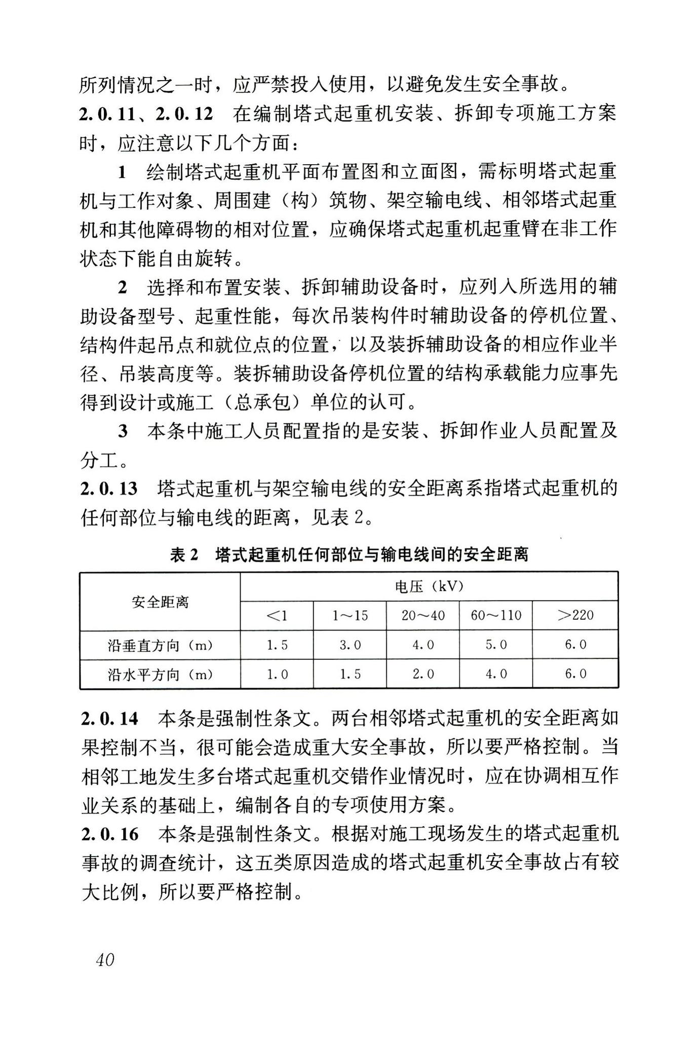 JGJ196-2010--建筑施工塔式起重机安装、使用、拆卸安全技术规程