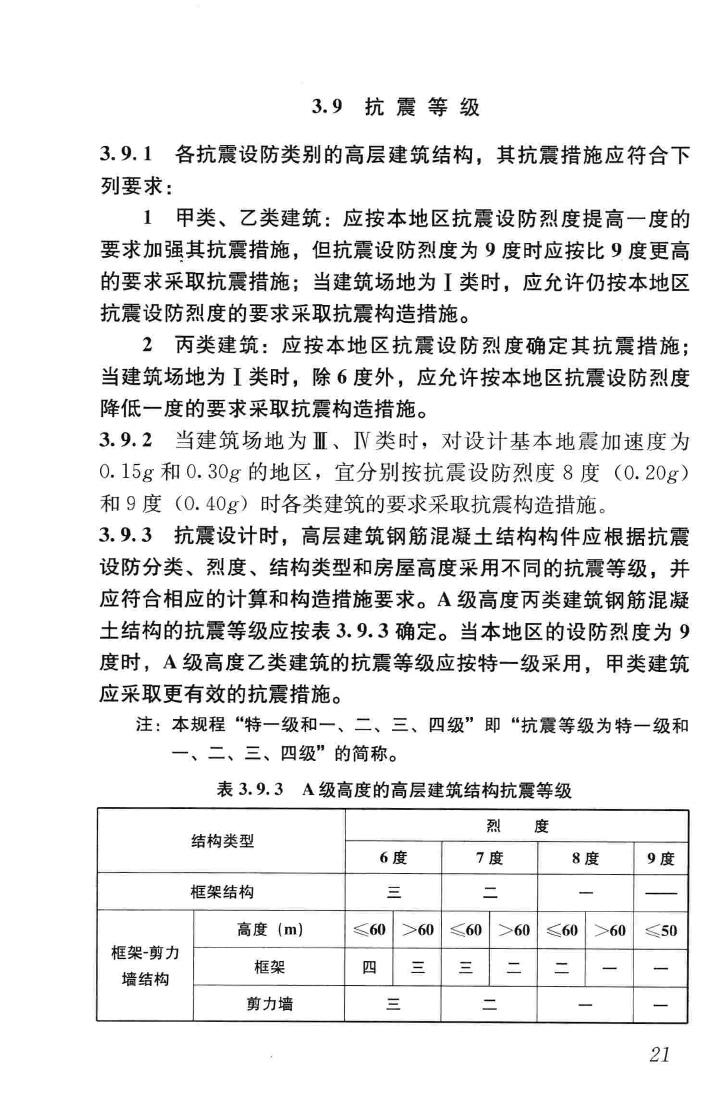 JGJ3-2010--高层建筑混凝土结构技术规程