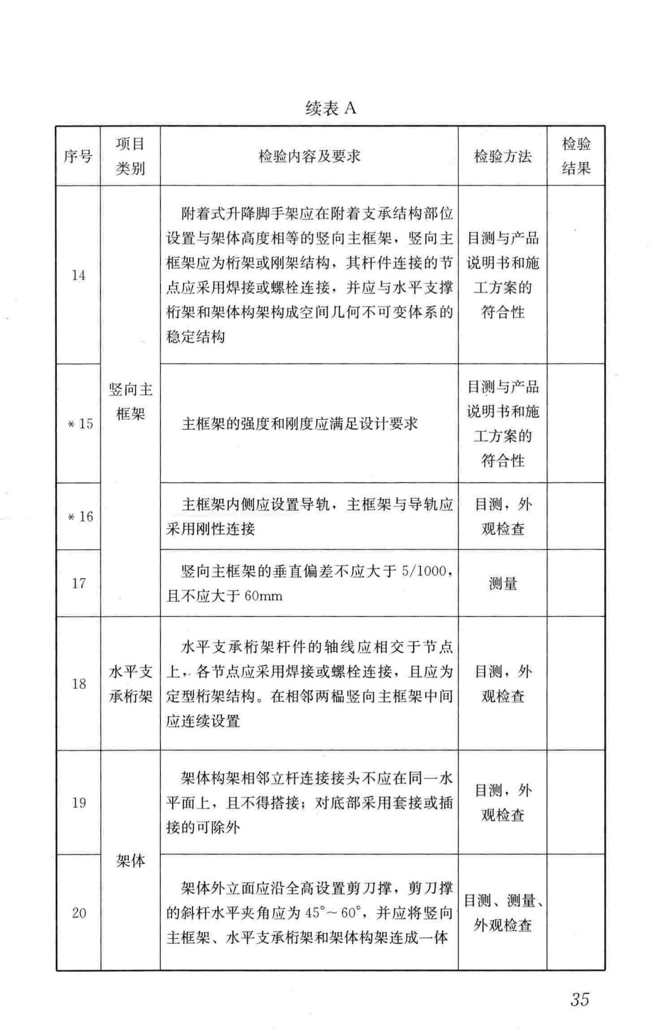 JGJ305-2013--建筑施工升降设备设施检验标准